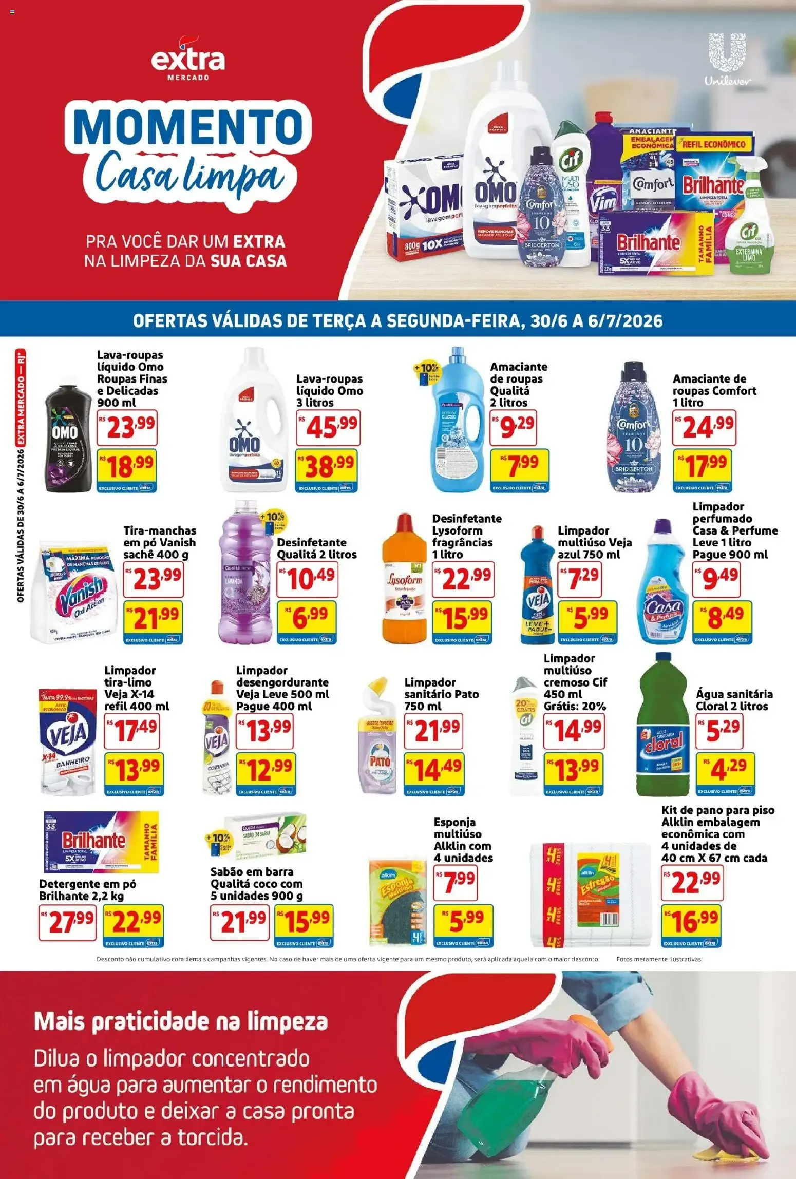 Encarte de Folheto Extra ofertas de Mercado Semanal de 30/06/2026 | Promoção 30 de junho até 6 de julho 2026 - Pagina 4