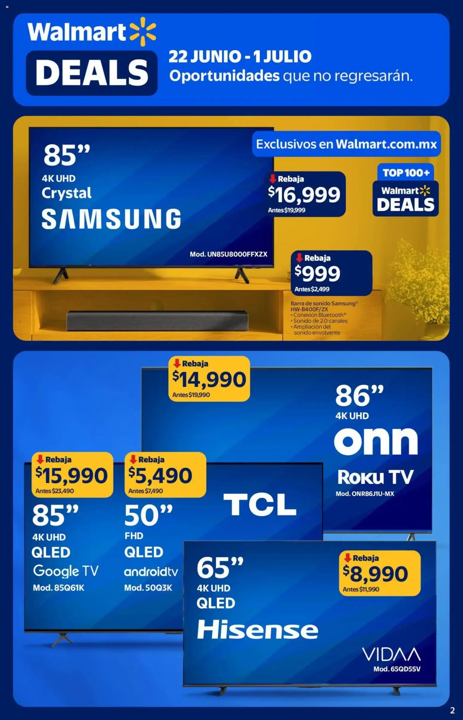 Catálogo de Walmart folleto Deals (22/06/2026 - 01/07/2026) - catálogo en línea 22 de junio al 1 de julio 2026 - Pagina 2