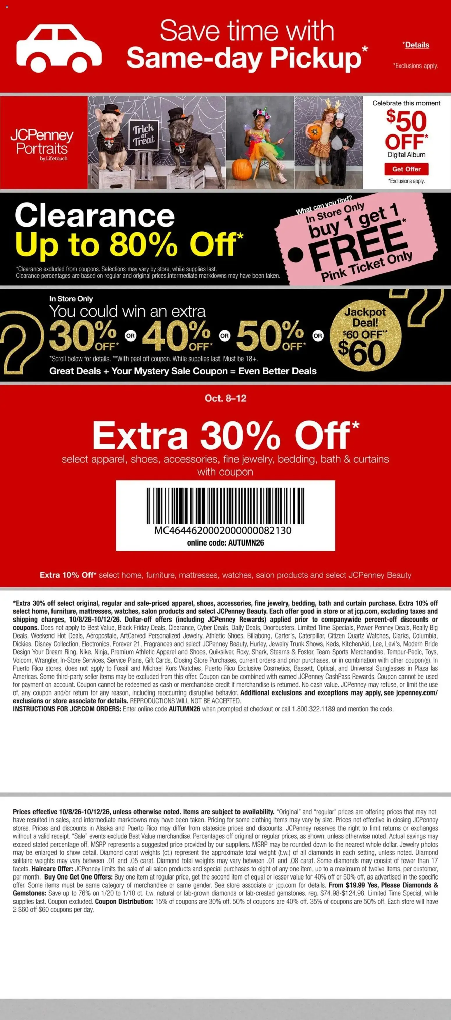 Weekly ad JCPenney Mystery Sale from October 8 to October 12 2026 - Page 7
