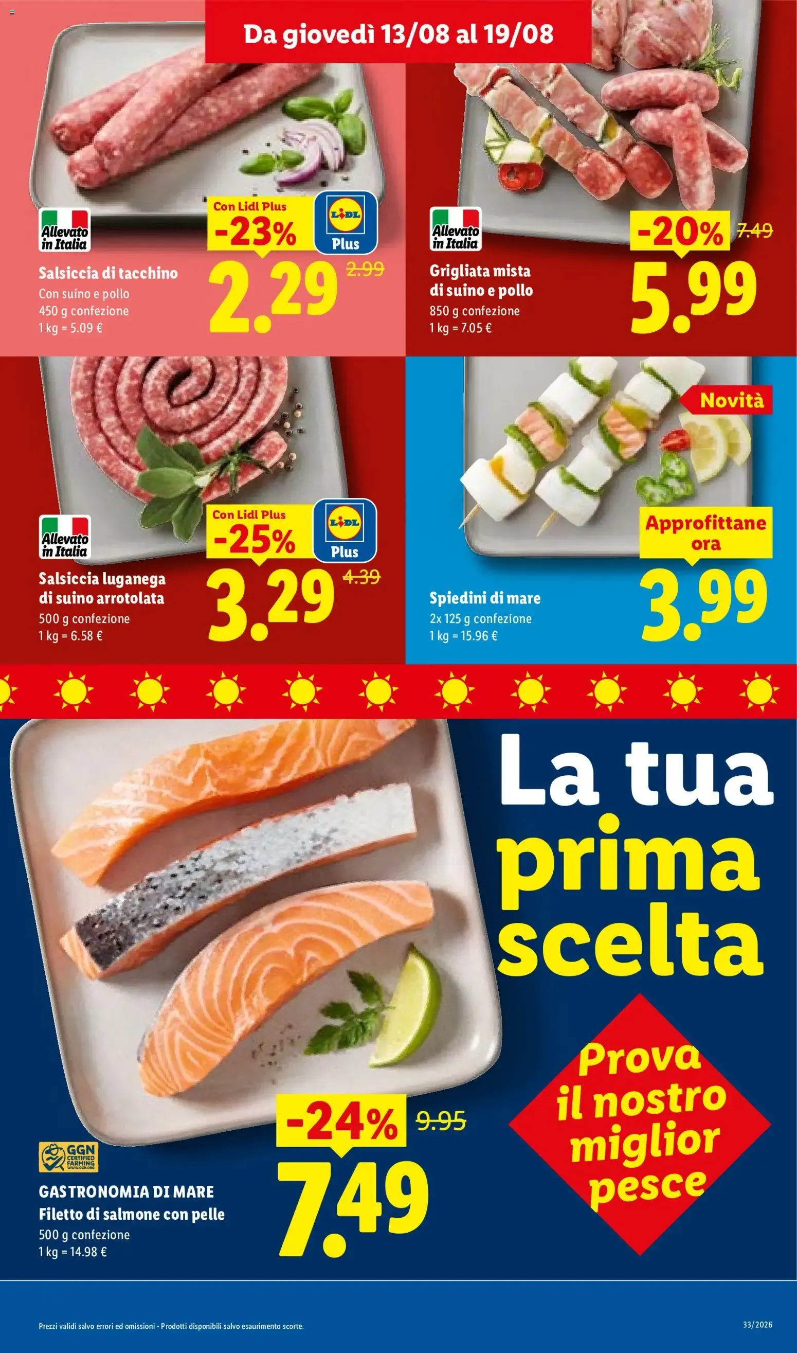 LIDL Ferragosto fino al -50% da 13 agosto a 19 agosto di 2026 - Pagina del volantino 7
