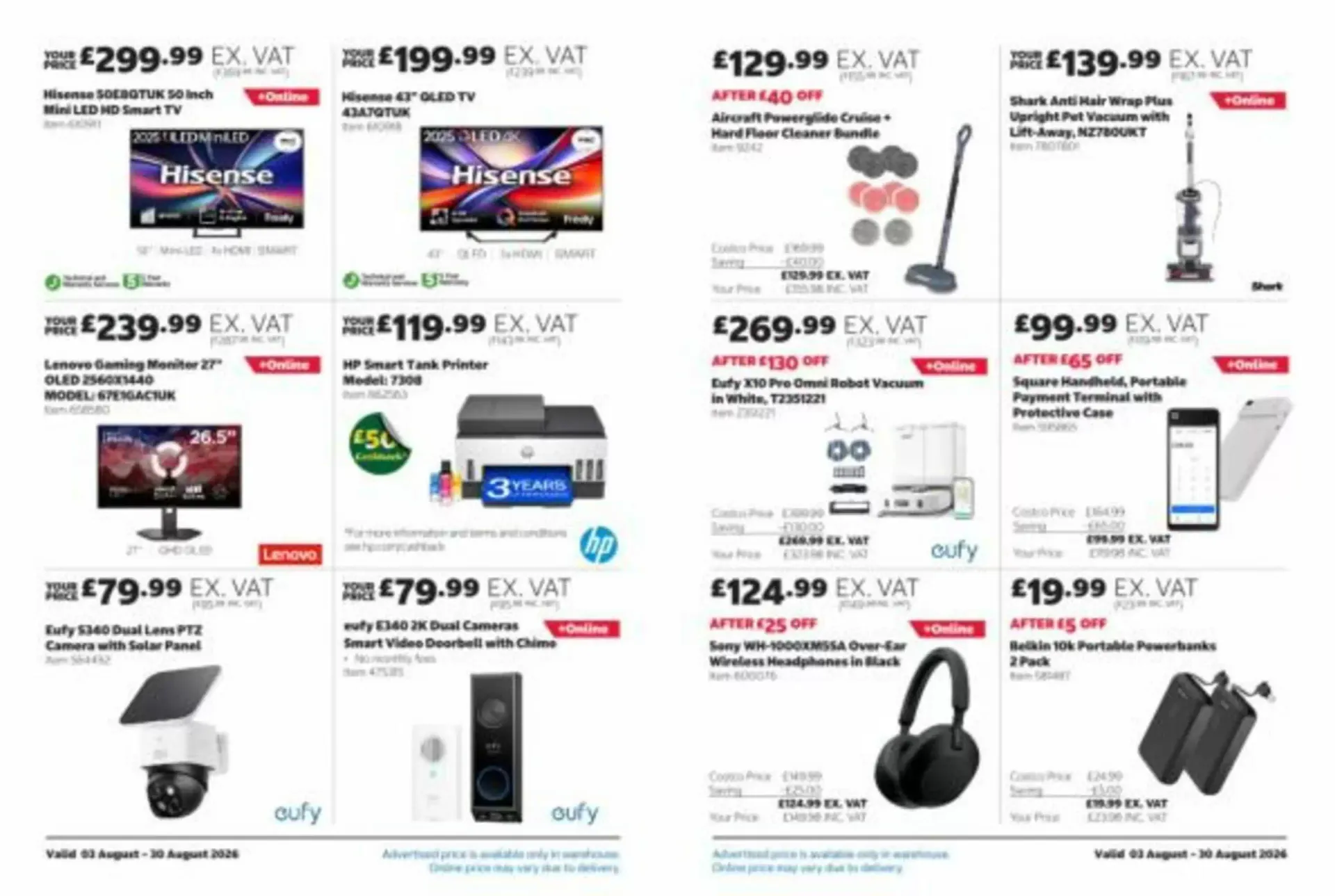 Costco leaflet from 3 August to 30 August 2026 - Catalogue Page 2