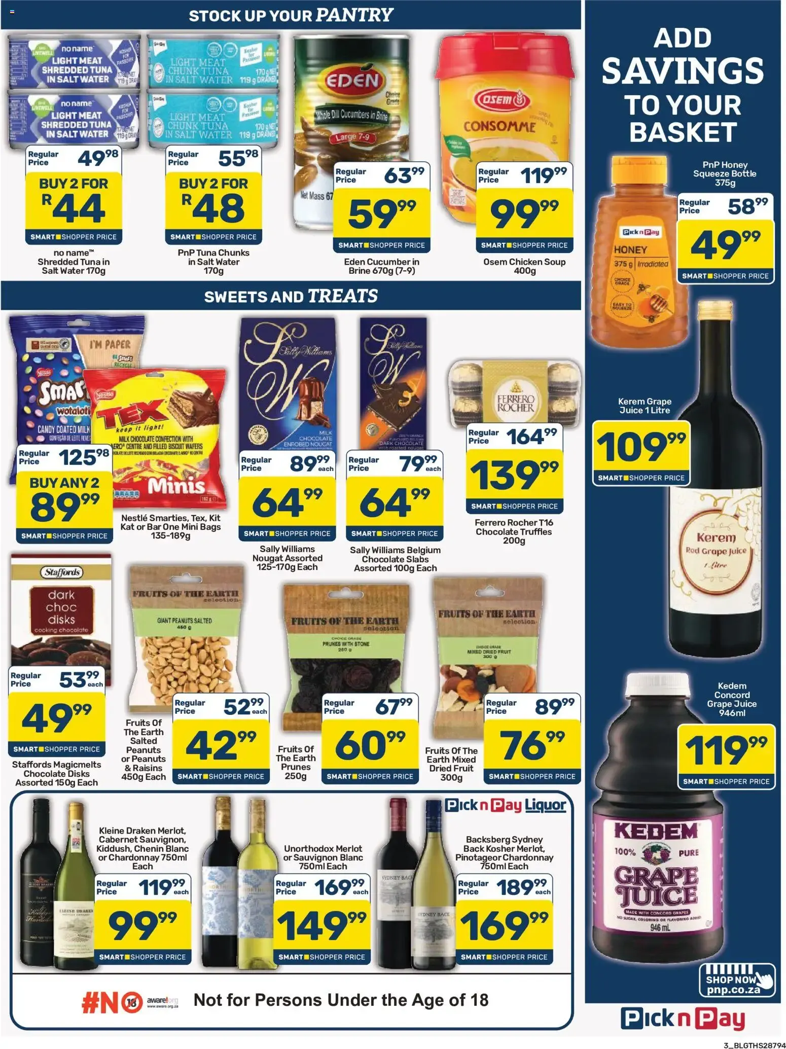 Pick n Pay - Rosh Hashanah Specials (07/09/2026 - 22/09/2026) Online from 7 September to 22 September 2026 - Catalogue Page 3