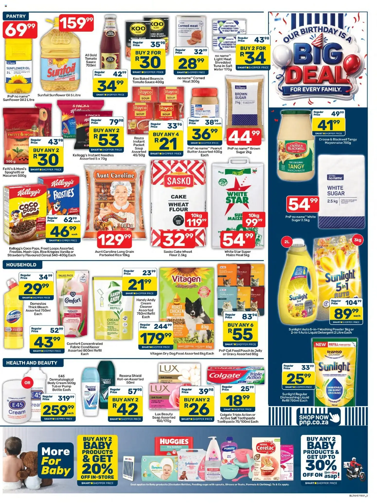 Pick n Pay KwaZulu-Natal - Birthday Specials (07/07/2026 - 23/07/2026) Online from 7 July to 23 July 2026 - Catalogue Page 3