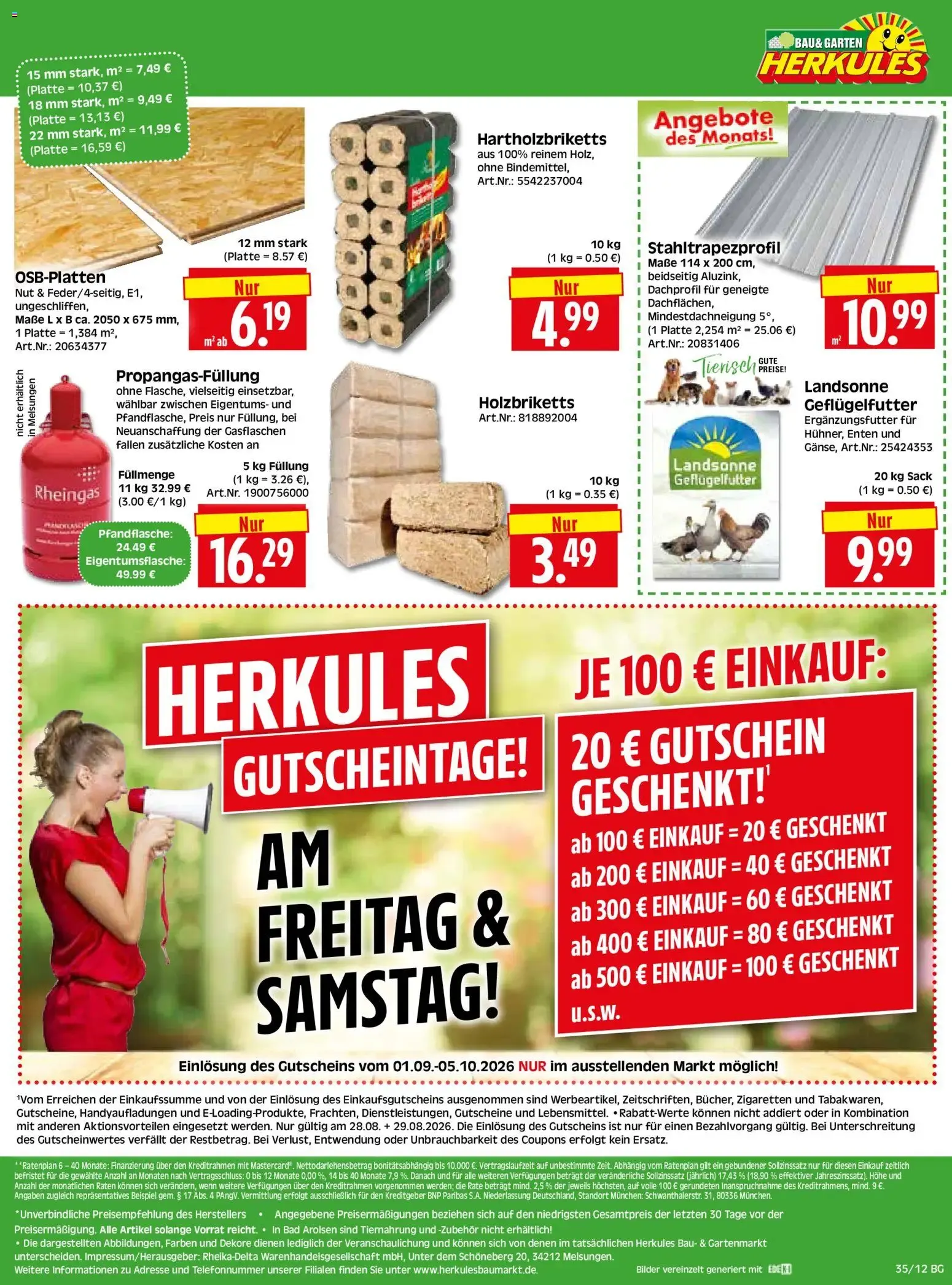 HERKULES Bau & Garten (ab 24.08.2026) zum Blättern von 24. August bis 29. August 2026 - Prospekt seite 12