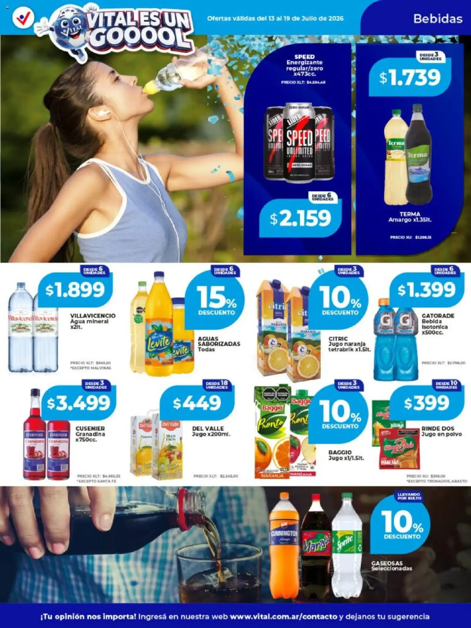 Ofertas de Vital - Ofertas || del 13/07/2026 - 19/07/2026 || Catálogo 13 de julio al 19 de julio 2026 - Página 13 del catálogo