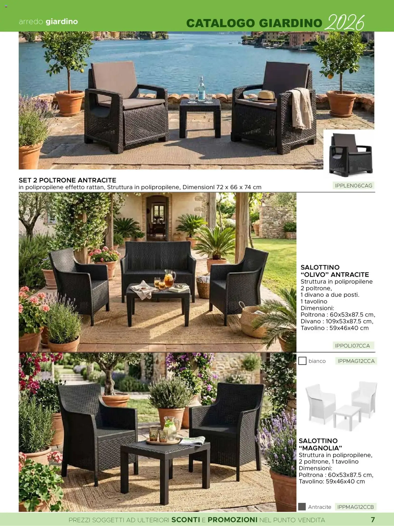 La Prealpina Catalogo Giardino Arredo Esterno Tempo Libero 2026 da 8 giugno a 10 agosto di 2026 - Pagina del volantino 7