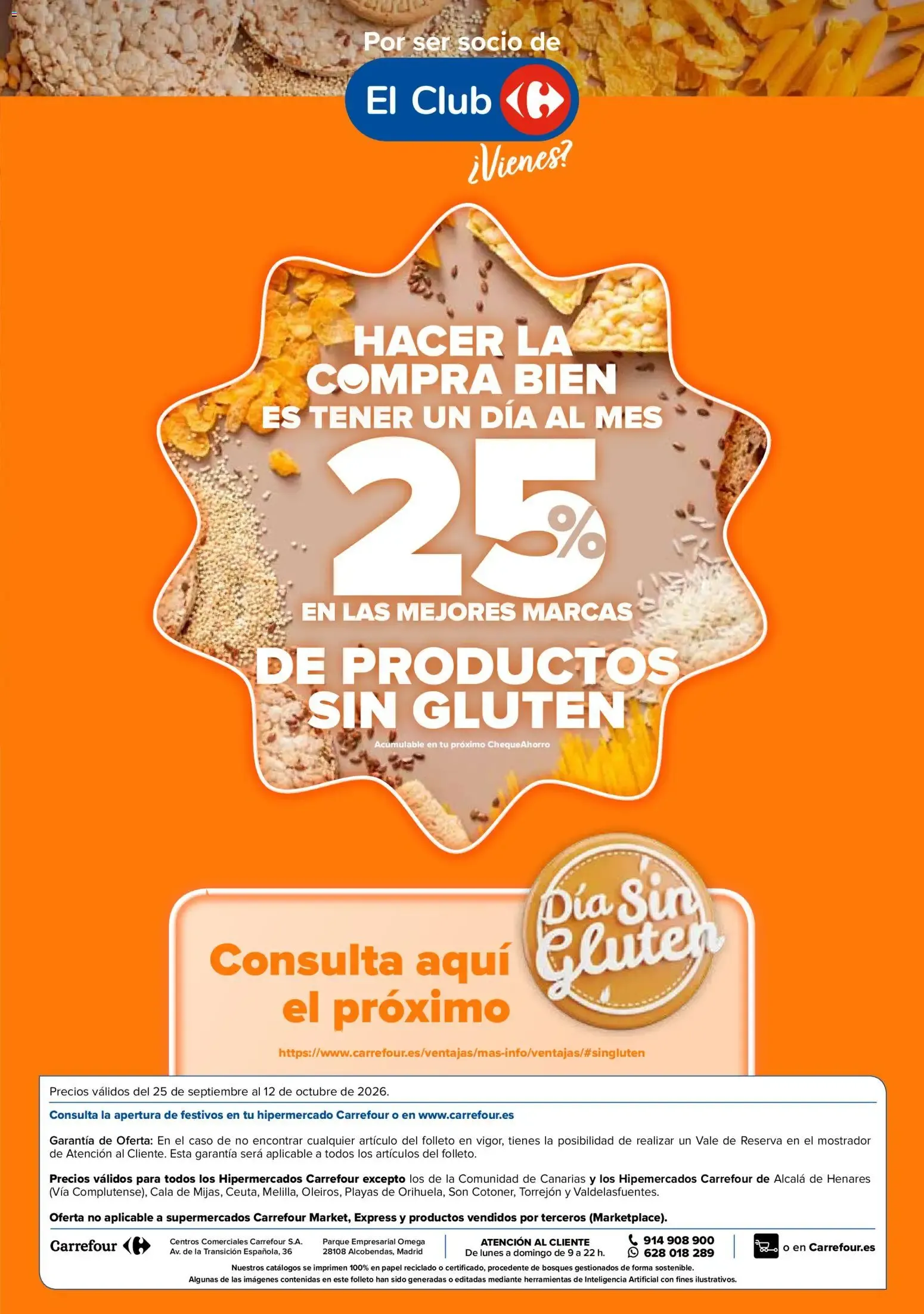 Catálogo de Carrefour Sin Gluten del 25/09/2026 | Catálogo 25 de septiembre al 12 de octubre 2026 - Página 13