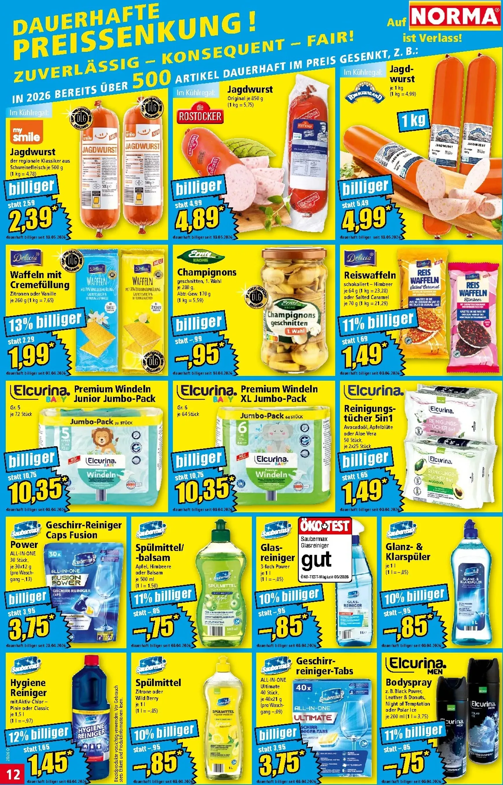 Norma Prospekt nächste Woche – von Montag 06.07.2026 bis Samstag 11.07.2026 von 6. Juli bis 11. Juli 2026 - Prospekt seite 12