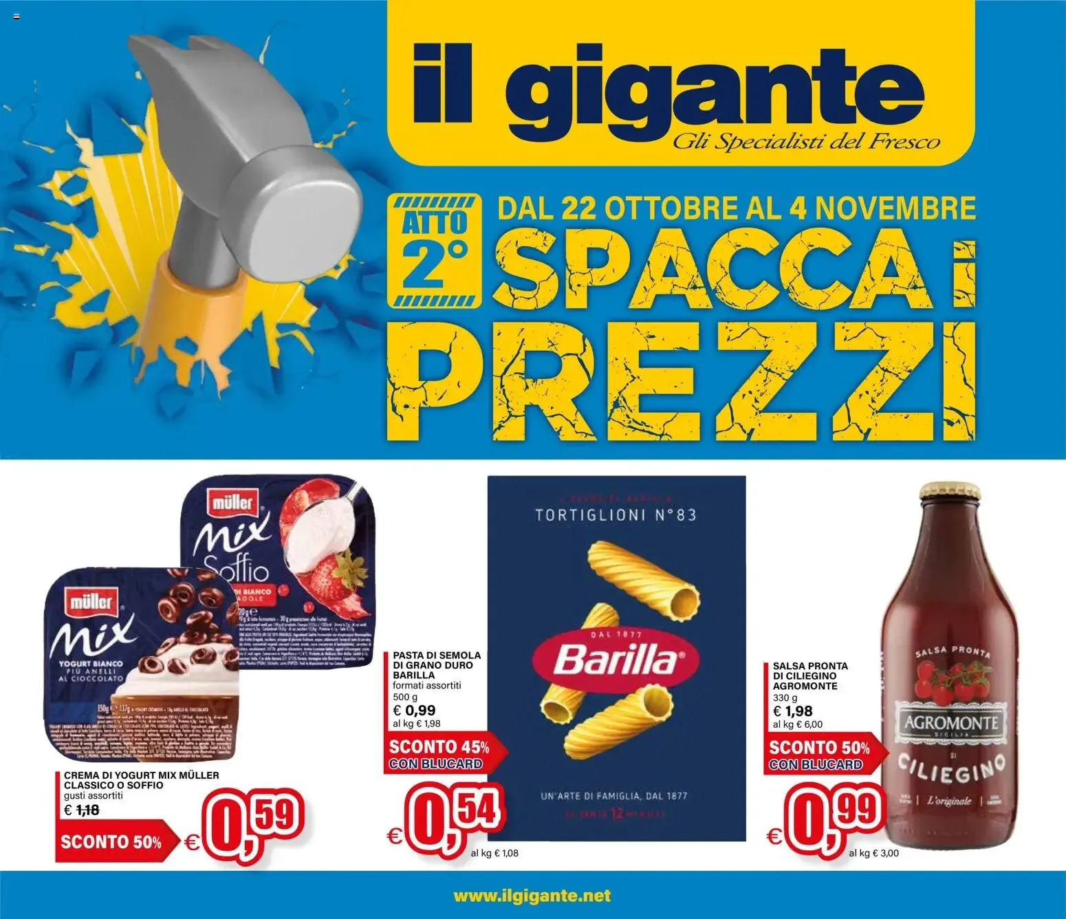 Il Gigante Spaccaprezzi Atto 2° da 22 ottobre a 4 novembre di 2026 - Pagina del volantino 1