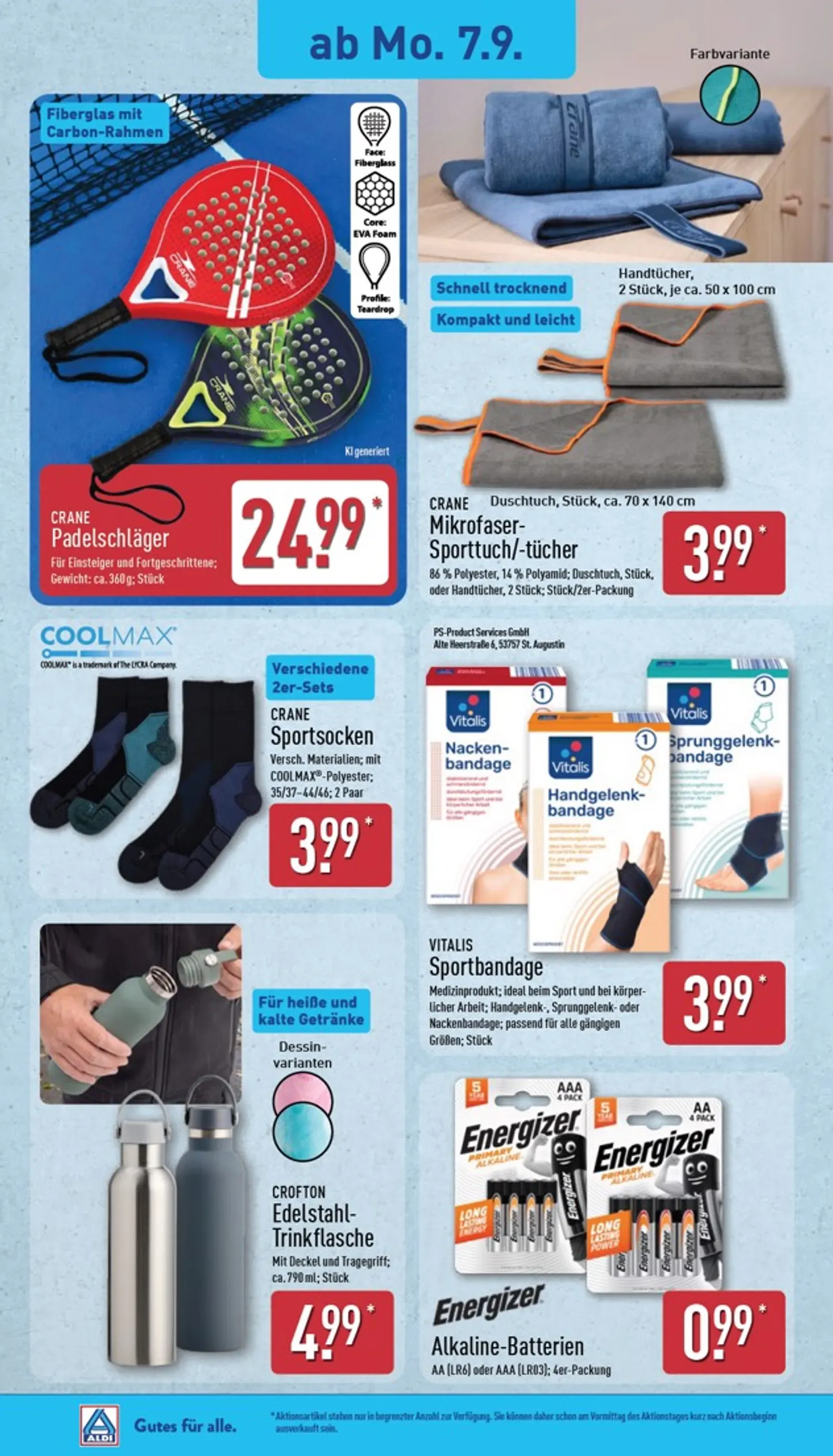 ALDI NORD - Ausblick Prospekt nächste Woche – von Montag 07.09.2026 bis Samstag 12.09.2026 von 7. September bis 12. September 2026 - Prospekt seite 8