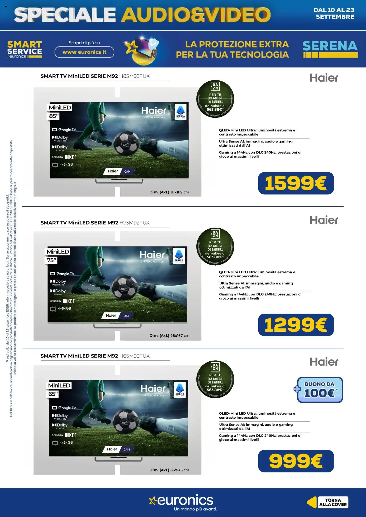 Nuovo Euronics volantino Audio Video dal 10/09/2026 > offerte anteprima 🛍️ da 10 settembre a 23 settembre di 2026 - Pagina del volantino 14