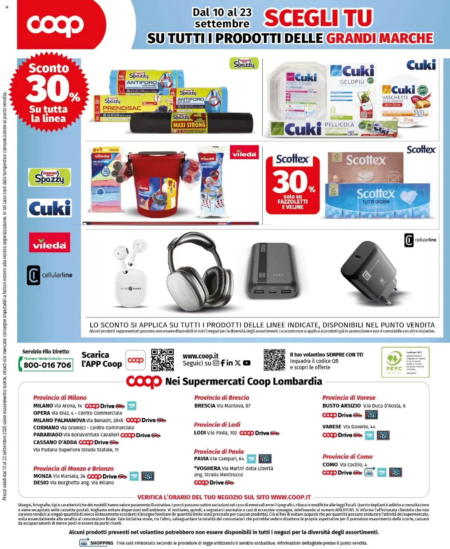 Coop Superstore: Scegli tu Grandi Marche con sconti da 10 settembre a 23 settembre di 2026 - Pagina del volantino 16
