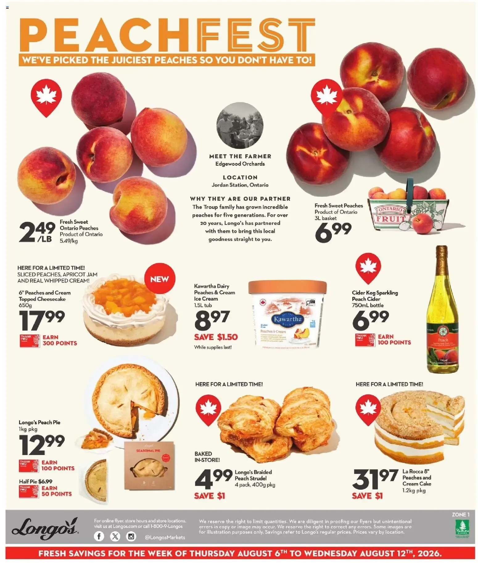 Longo's weekly flyer / circulaire from August 6 to August 12 2026 - flyer page 3