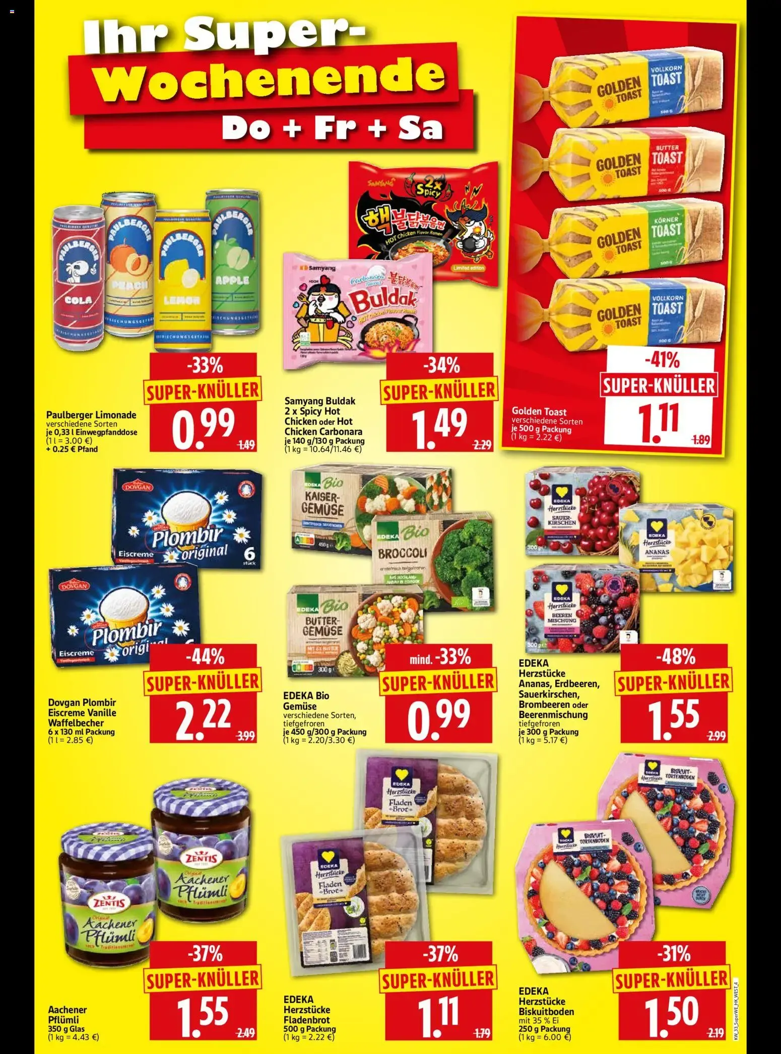 Edeka Herkules Ihr Super-Wochenende von 13. August bis 15. August 2026 - Prospekt seite 4