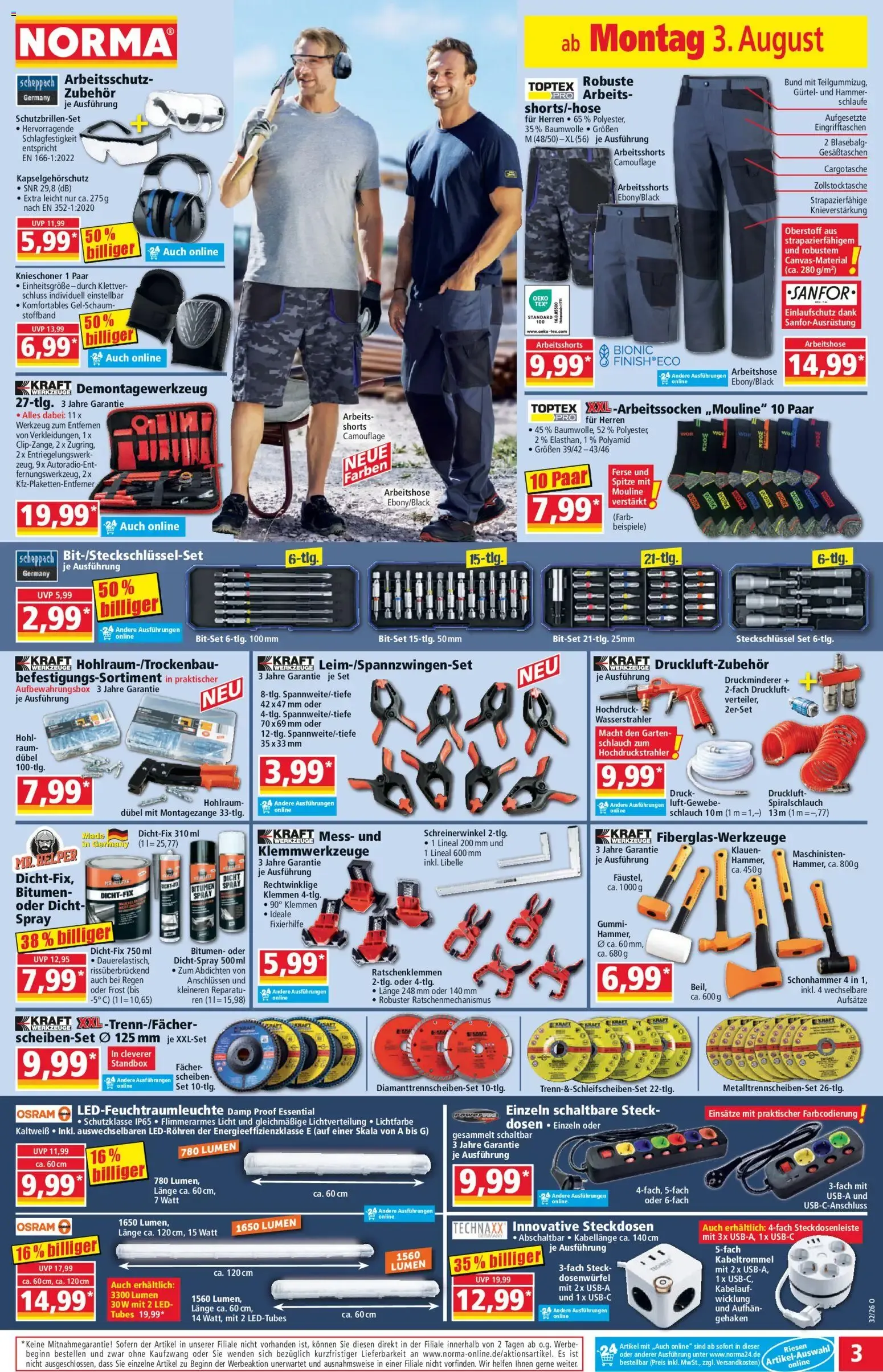 NORMA Mehr fürs Geld. Coole SOMMERBASICS von 3. August bis 9. August 2026 - Prospekt seite 3