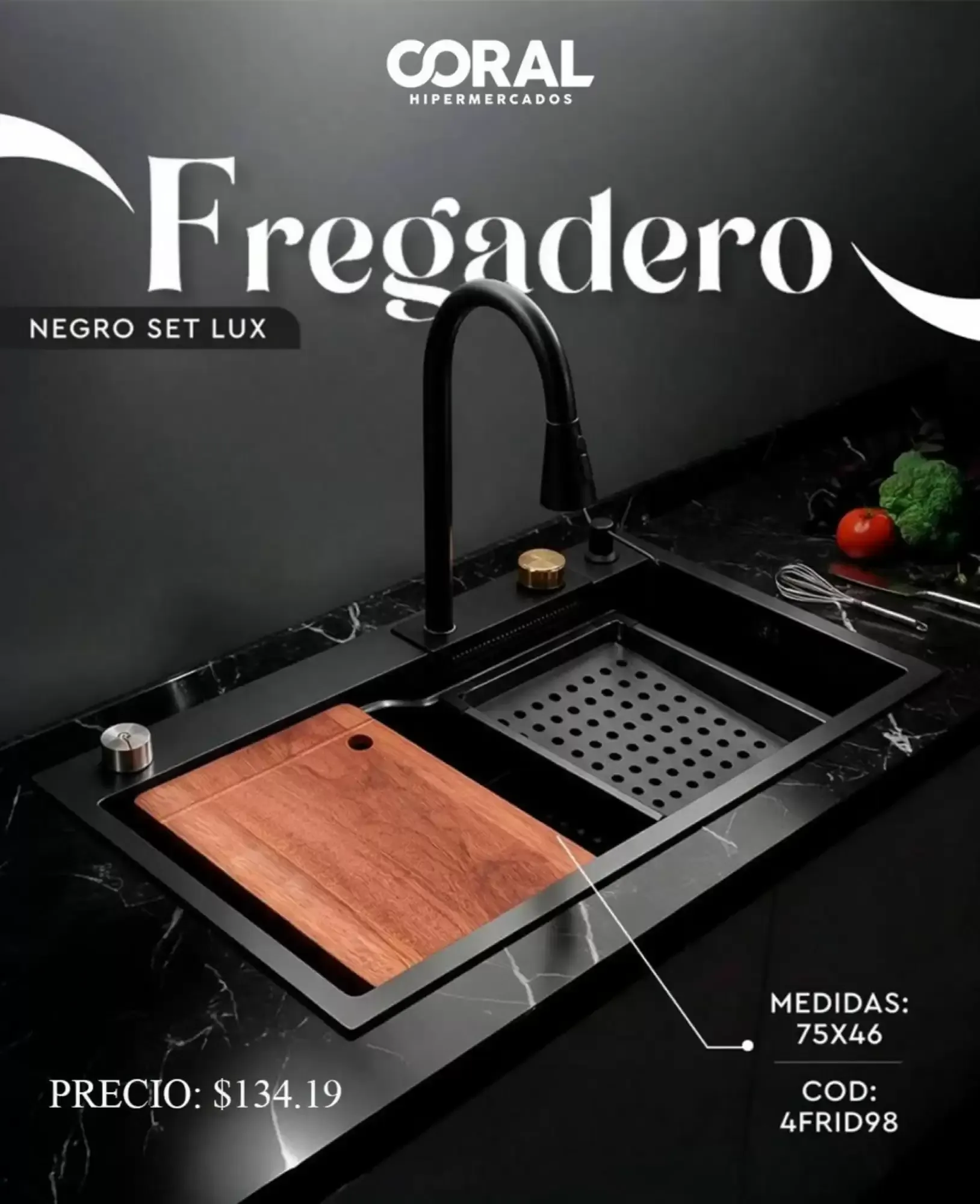 Catalogo de Fregadero Negro Set Lux 24 de julio al 24 de agosto 2026 - Pag 1