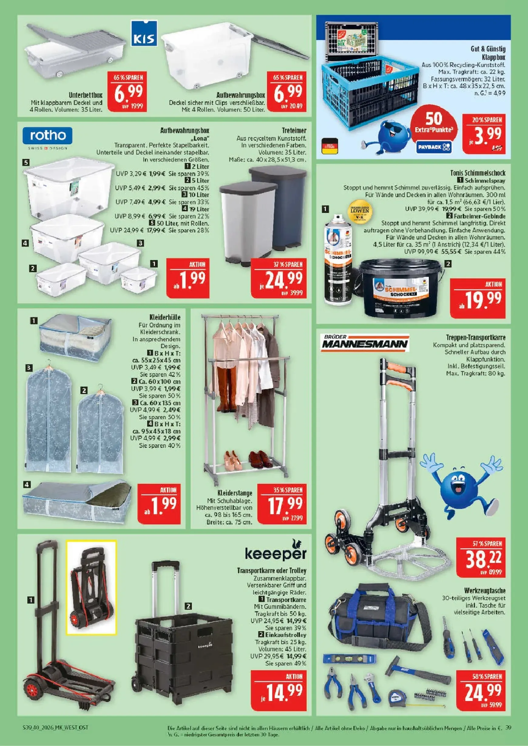 Marktkauf Prospekt nächste Woche – von Montag 28.09.2026 bis Freitag 02.10.2026 von 28. September bis 2. Oktober 2026 - Prospekt seite 39
