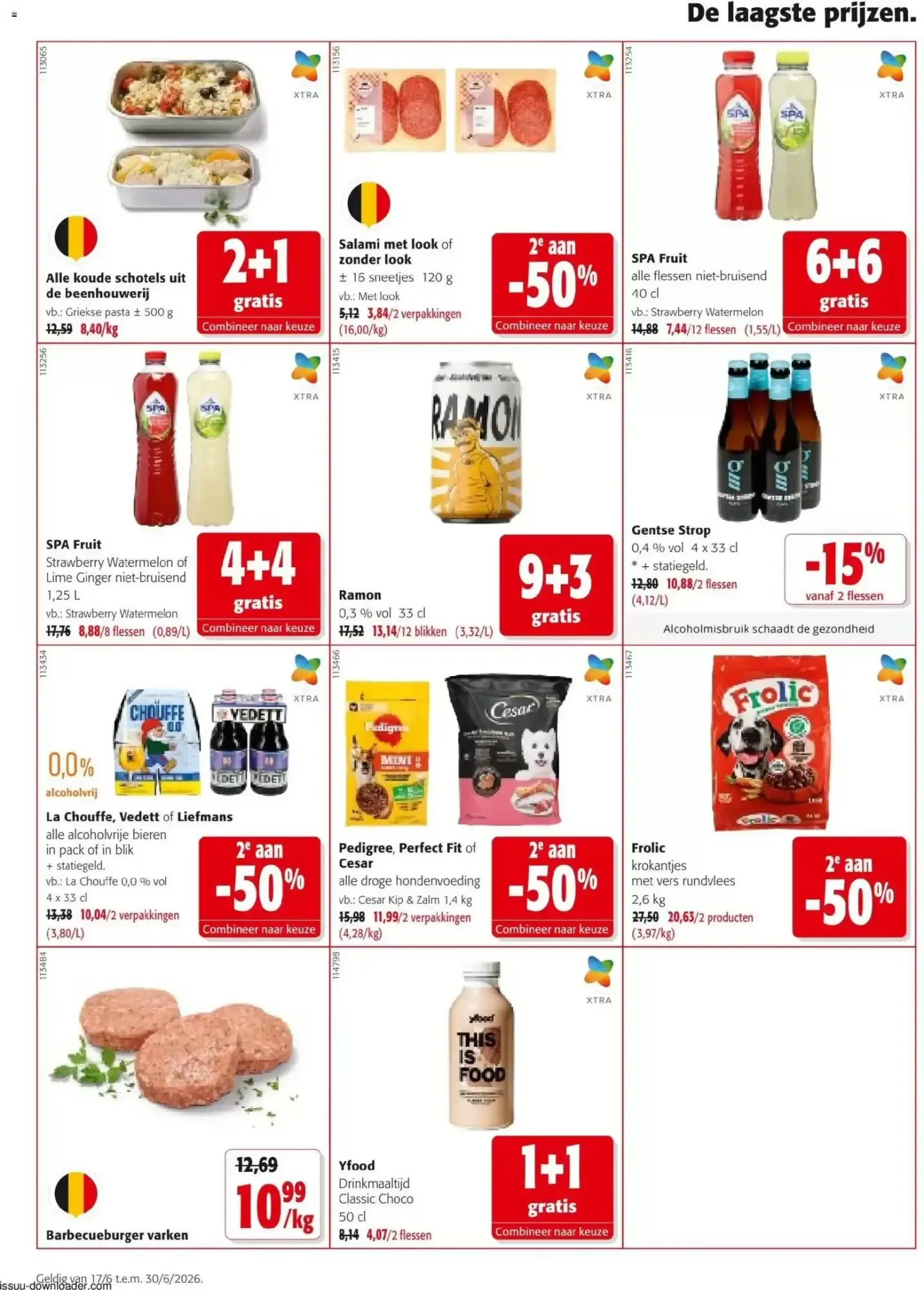 Alle acties van 17 juni tot 30 juni 2026 - folder pagina 20