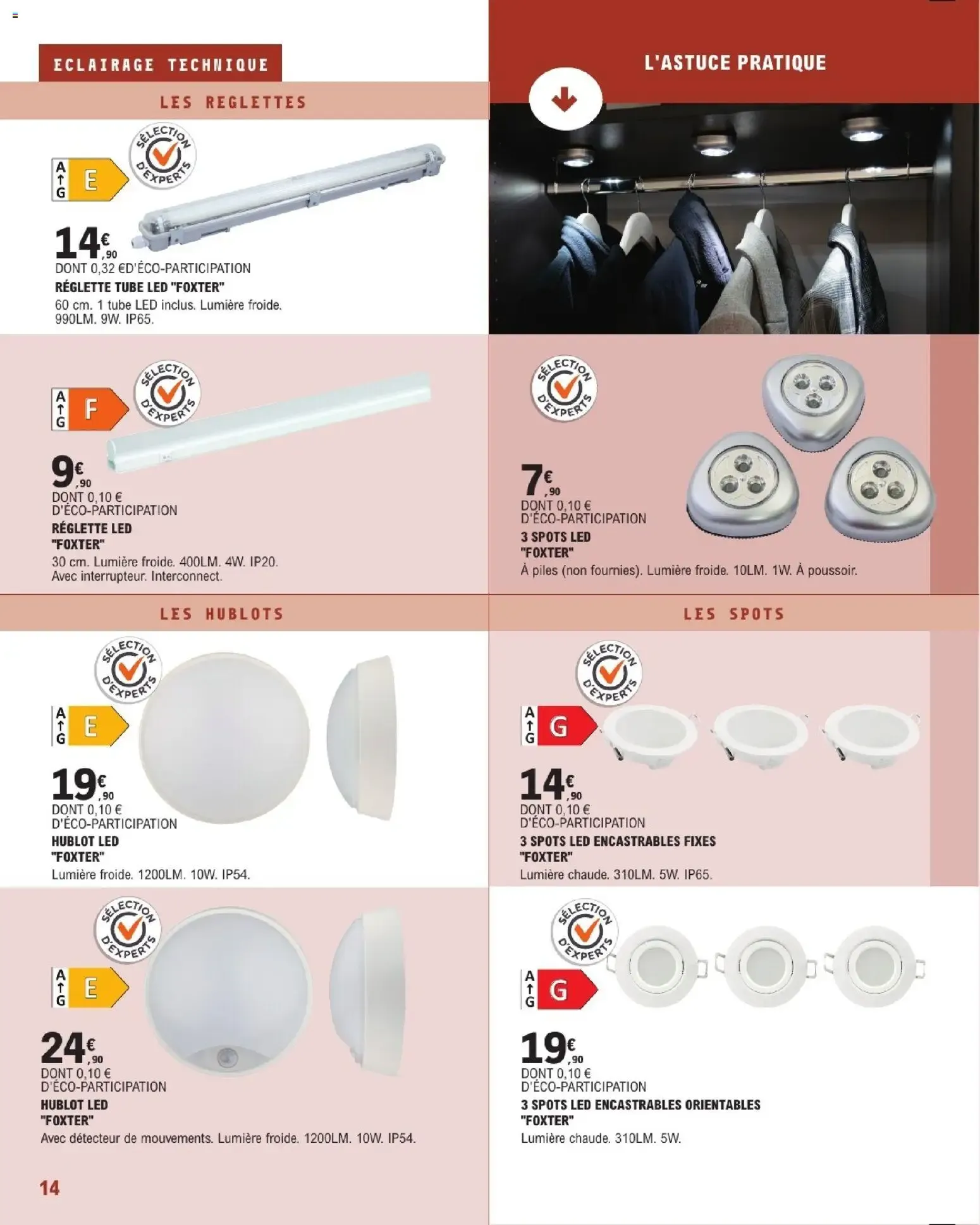 Brico E.Leclerc Guide 2026 Décoration & Luminaire du 20 janvier au 21 février 2026 - Catalogue page 14