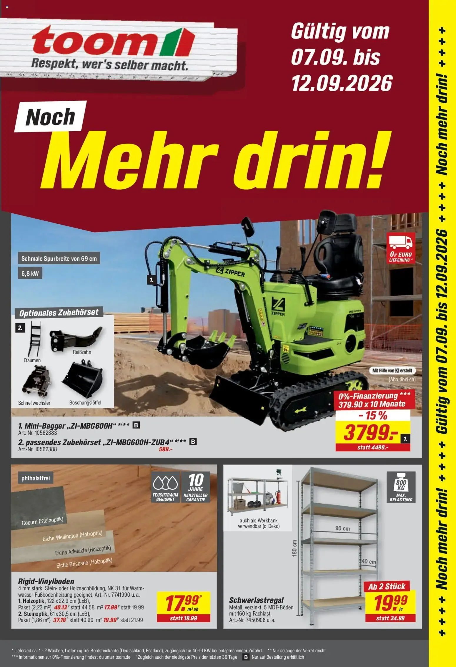 Toom Baumarkt Prospekt (ab 07.09.2026) zum Blättern