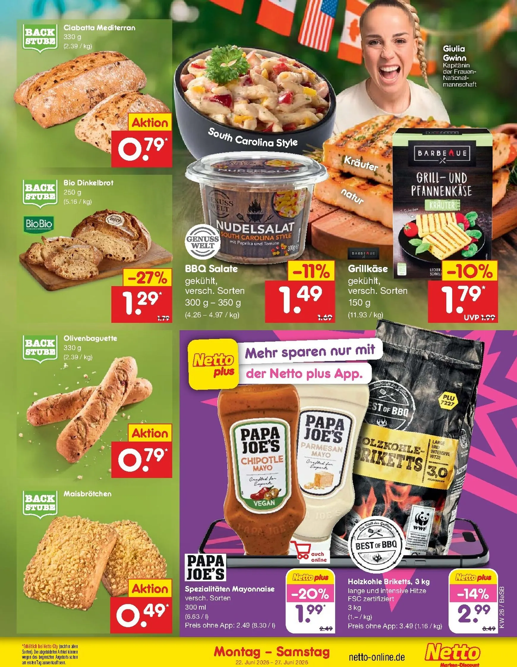 Netto Marken Discount Prospekt – von Montag 22.06.2026 bis Samstag 27.06.2026 von 22. Juni bis 27. Juni 2026 - Prospekt seite 30
