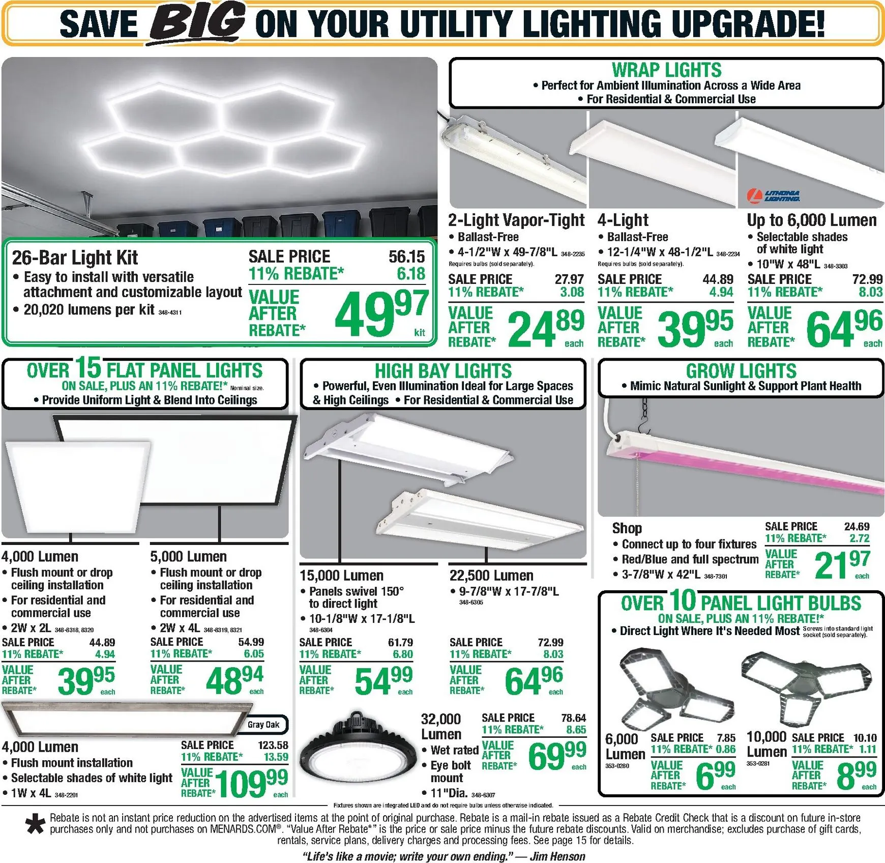 Weekly ad Current Menards - 11% Rebate* Sale leaflet valid from Thursday 10/01/2026 to Sunday 10/11/2026 from October 1 to October 11 2026 - Page 8