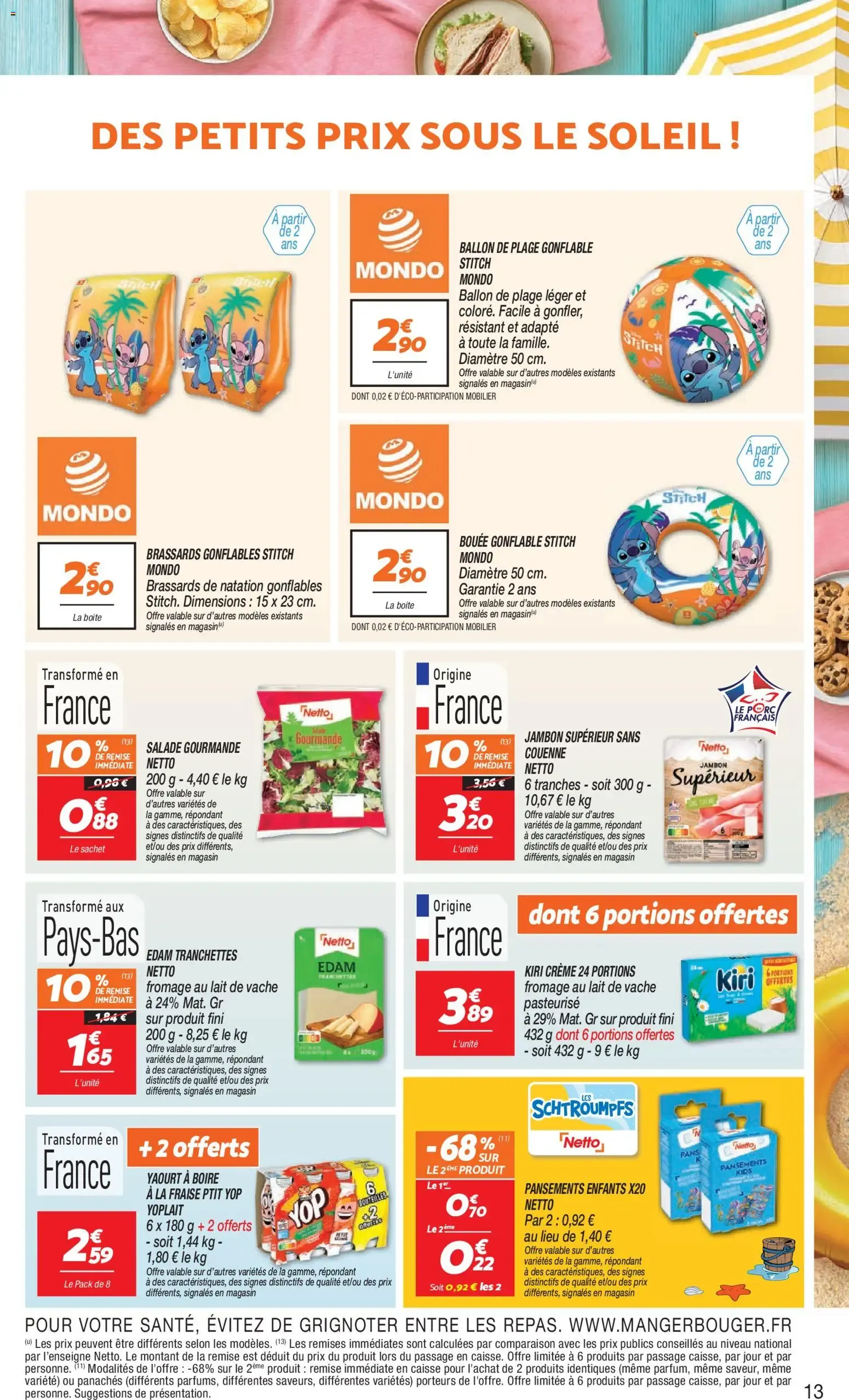 Netto Rendez-vous prix bas à partir du 07/07/2026 - promo en ligne du 7 juillet au 20 juillet 2026 - Catalogue page 13