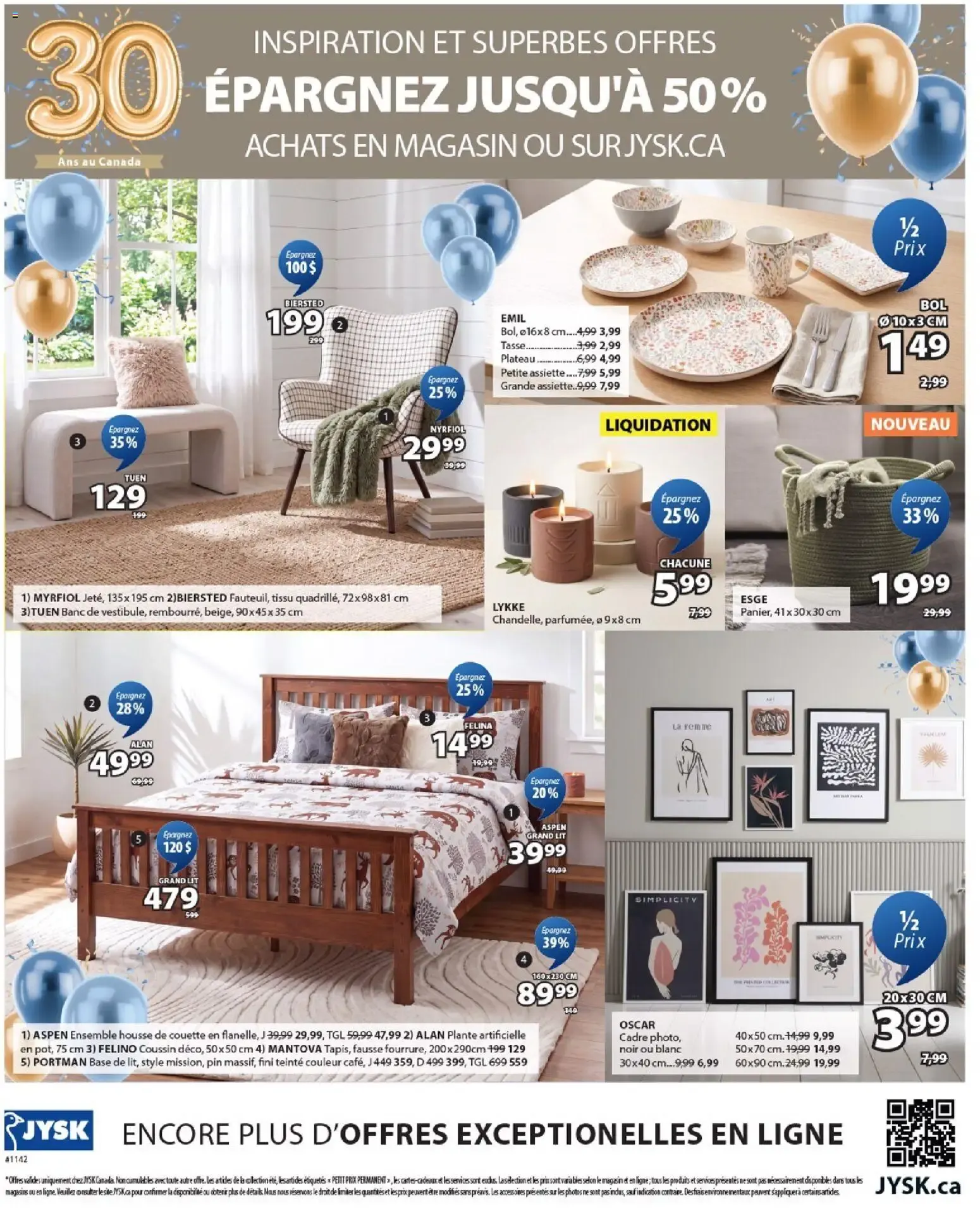 JYSK Sommeil et inspiration scandinave - Célébration 30 Ans from October 8 to October 21 2026 - flyer page 15