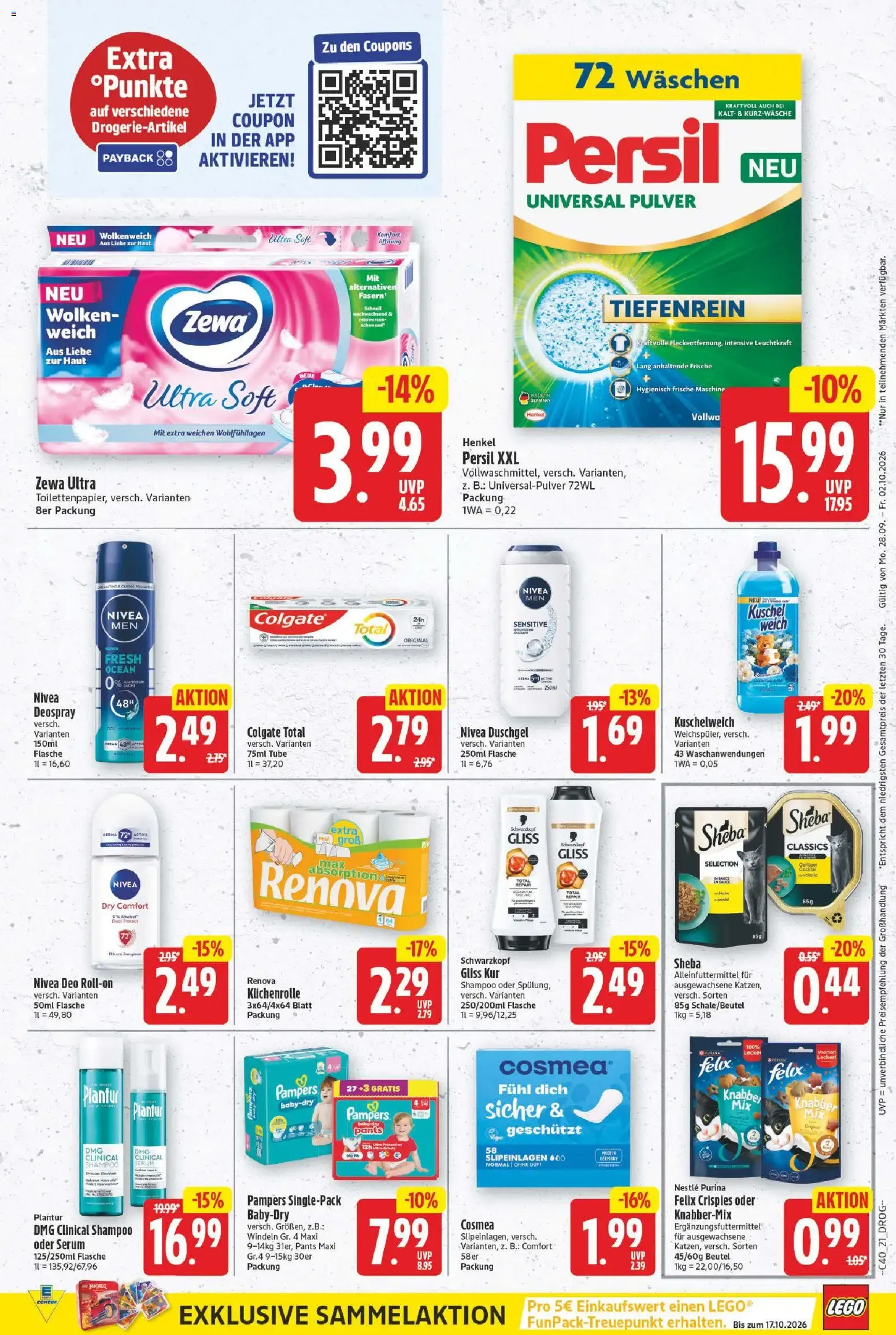 EDEKA Center - 20% Rabatt auf EDEKA Bio Milch-, Joghurt- und Quarkartikel von 28. September bis 2. Oktober 2026 - Prospekt seite 21