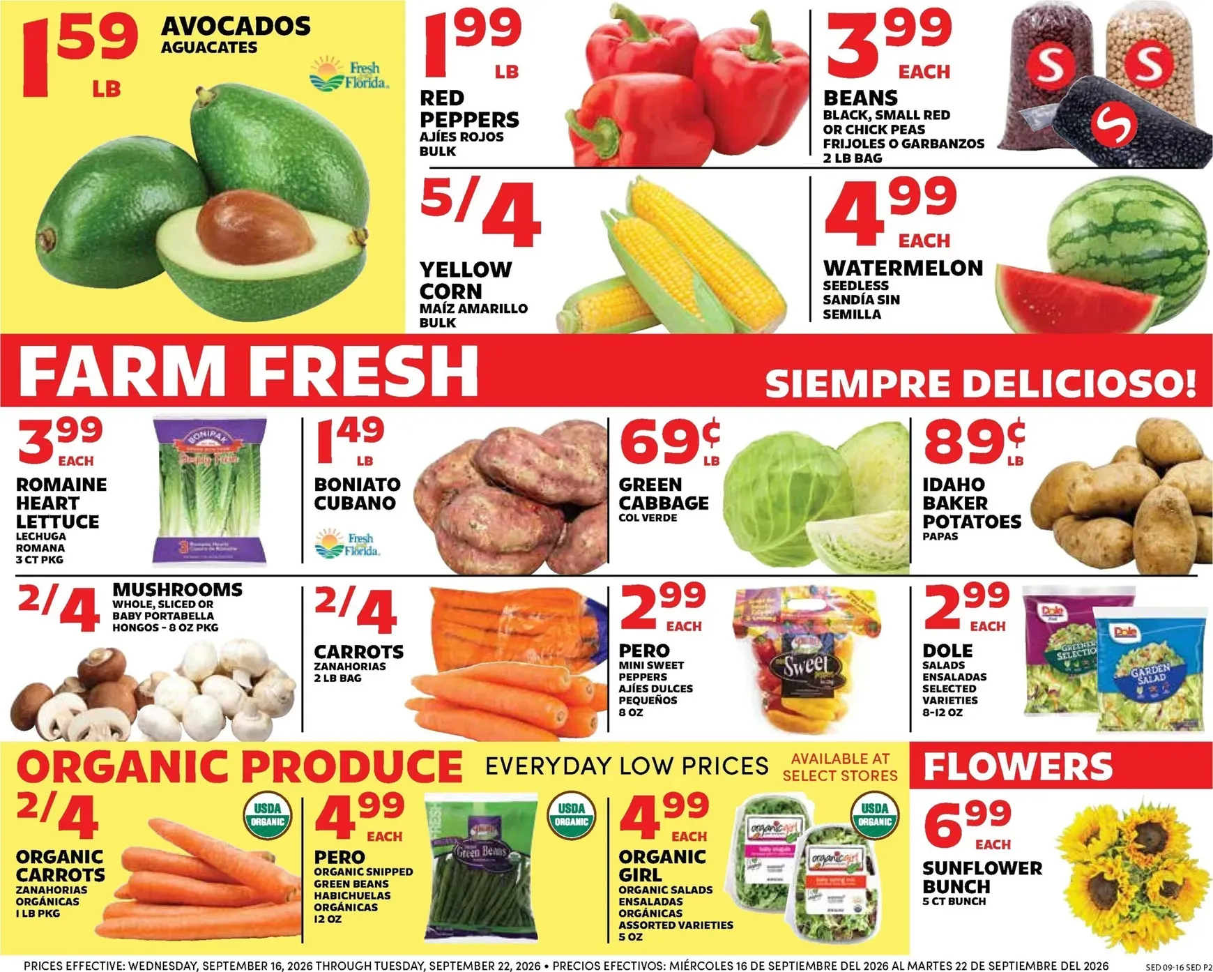 Weekly ad Current Sedano's leaflet valid from Wednesday 09/16/2026 to Tuesday 09/22/2026 from September 16 to September 22 2026 - Page 2
