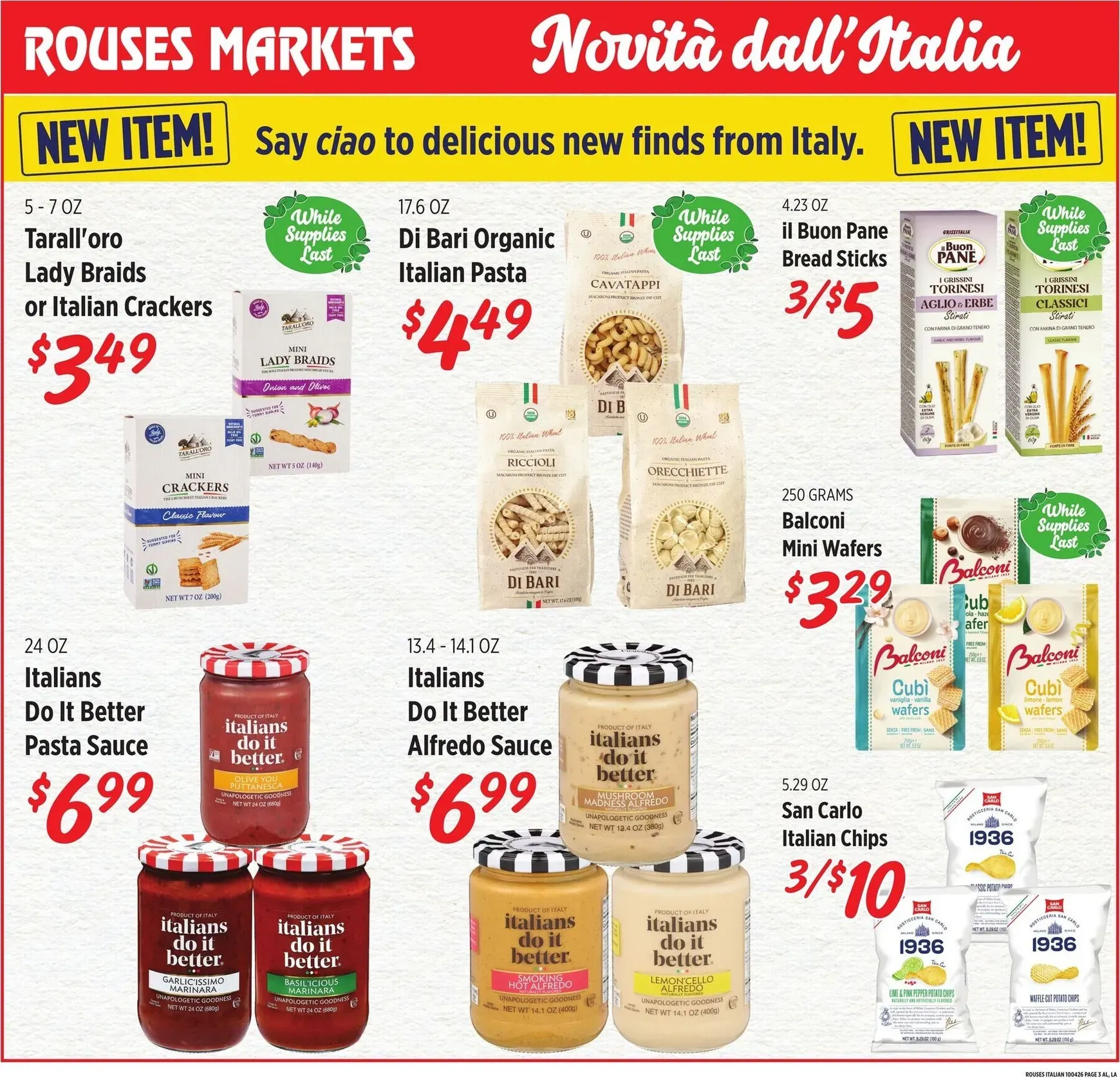 Weekly ad Current Rouses Markets - Italian leaflet valid from Wednesday 09/30/2026 to Wednesday 11/04/2026 from September 30 to November 4 2026 - Page 3