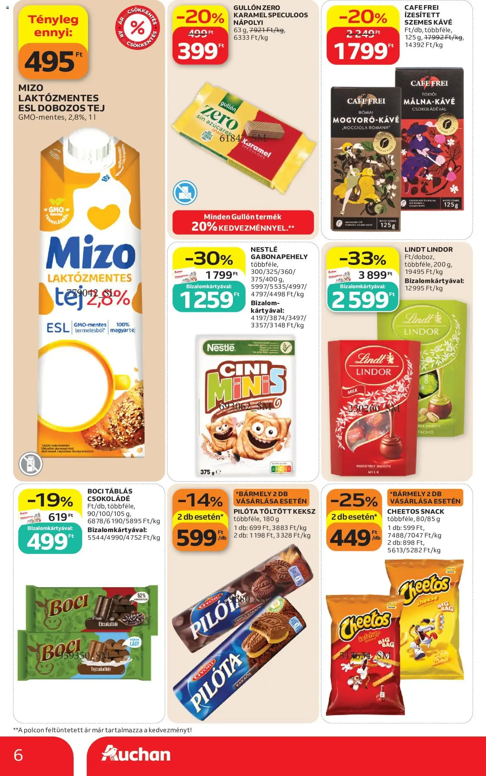 Katalógus Auchan Szupermarket akciós újság - 2026.09.03. -tól/töl > akció, lapozható szórólap 🛍️ szeptember 3.-tól szeptember 9.-ig 2026. - Oldal 6