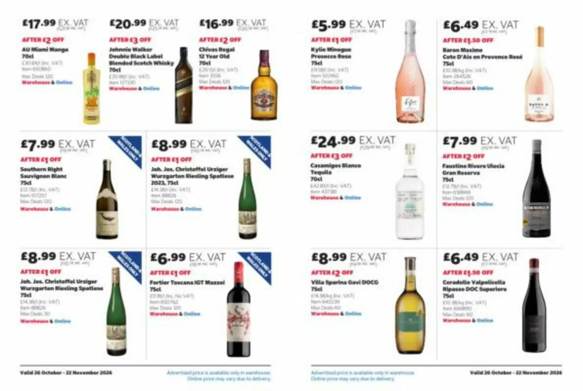 Costco leaflet from 26 October to 22 November 2026 - Catalogue Page 12