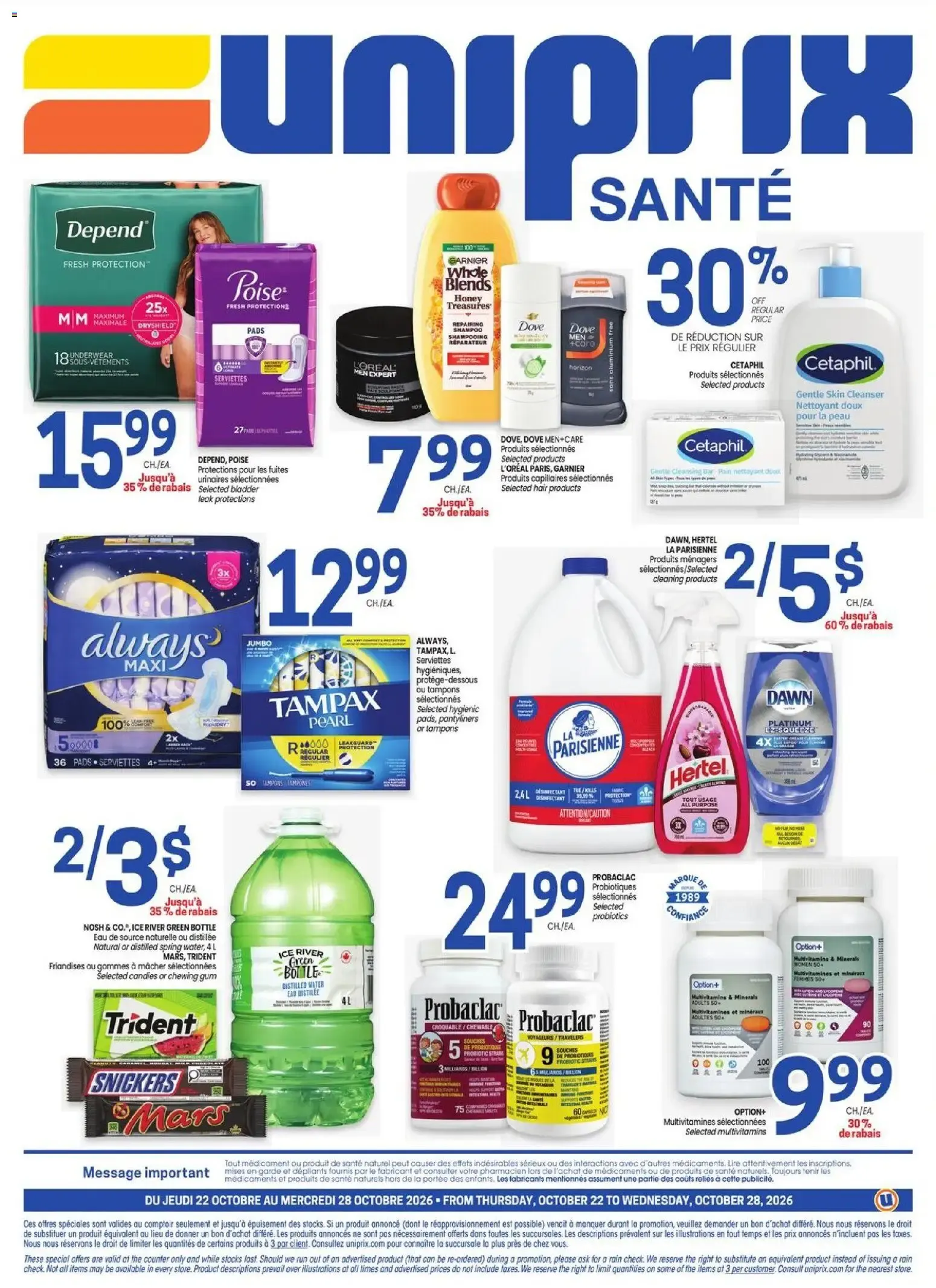 Uniprix - Uniprix Sante from Oct 22, 2026 > weekly specials & deals from October 22 to October 28 2026 - flyer page 4