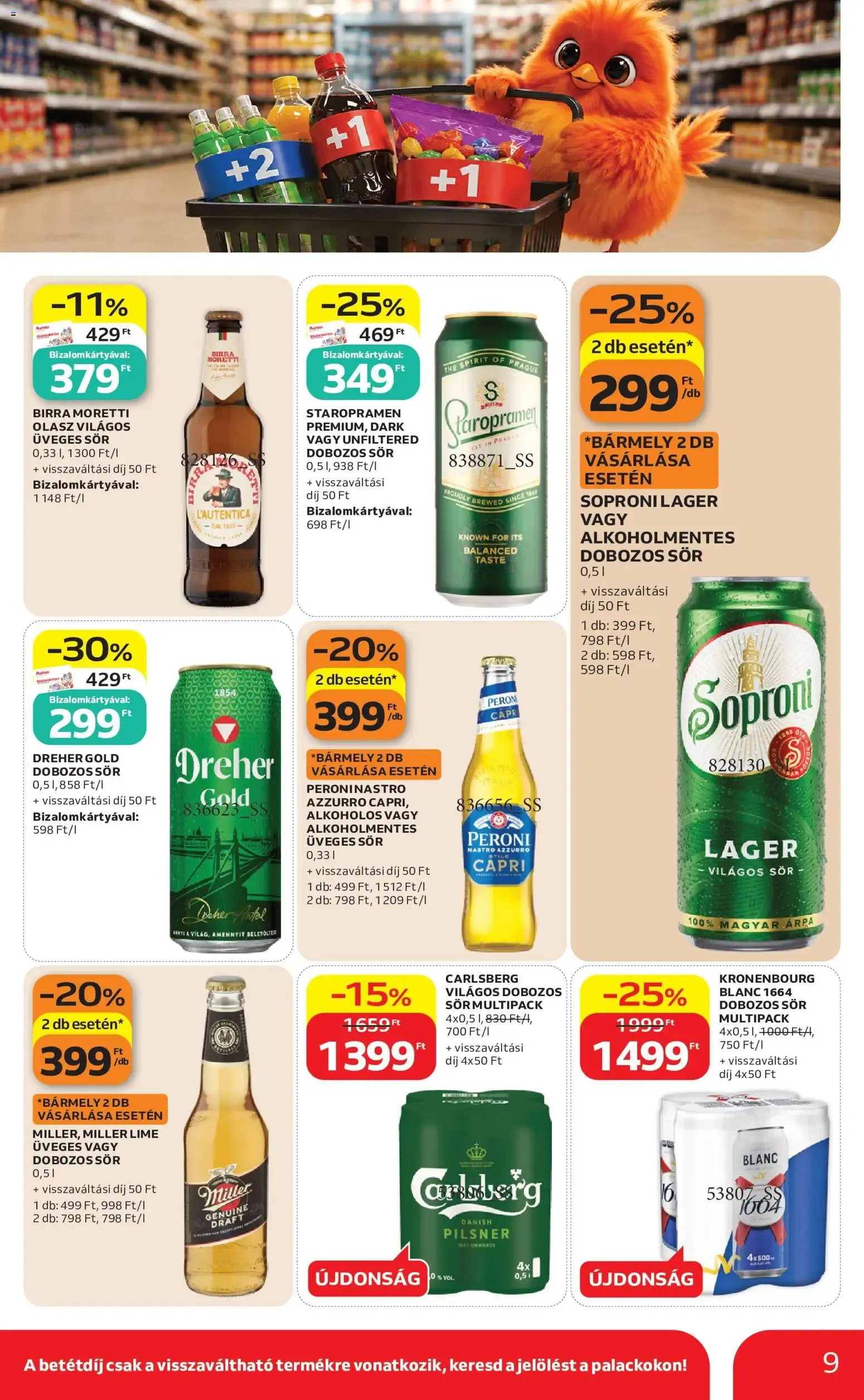 Katalógus Auchan Szupermarket akciós újság - 2026.08.06. -tól/töl > akció, lapozható szórólap 🛍️ augusztus 6.-tól augusztus 12.-ig 2026. - Oldal 9