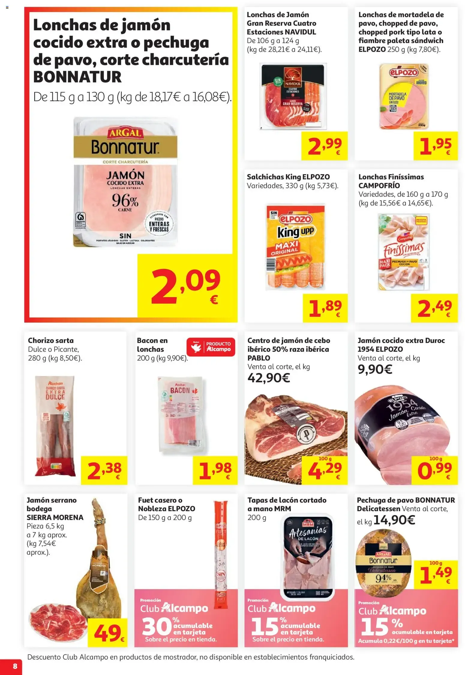 Catálogo de Alcampo: Estiu Fruiter y Ofertas Isabel 3x2 15 de julio al 28 de julio 2026 - Página 8