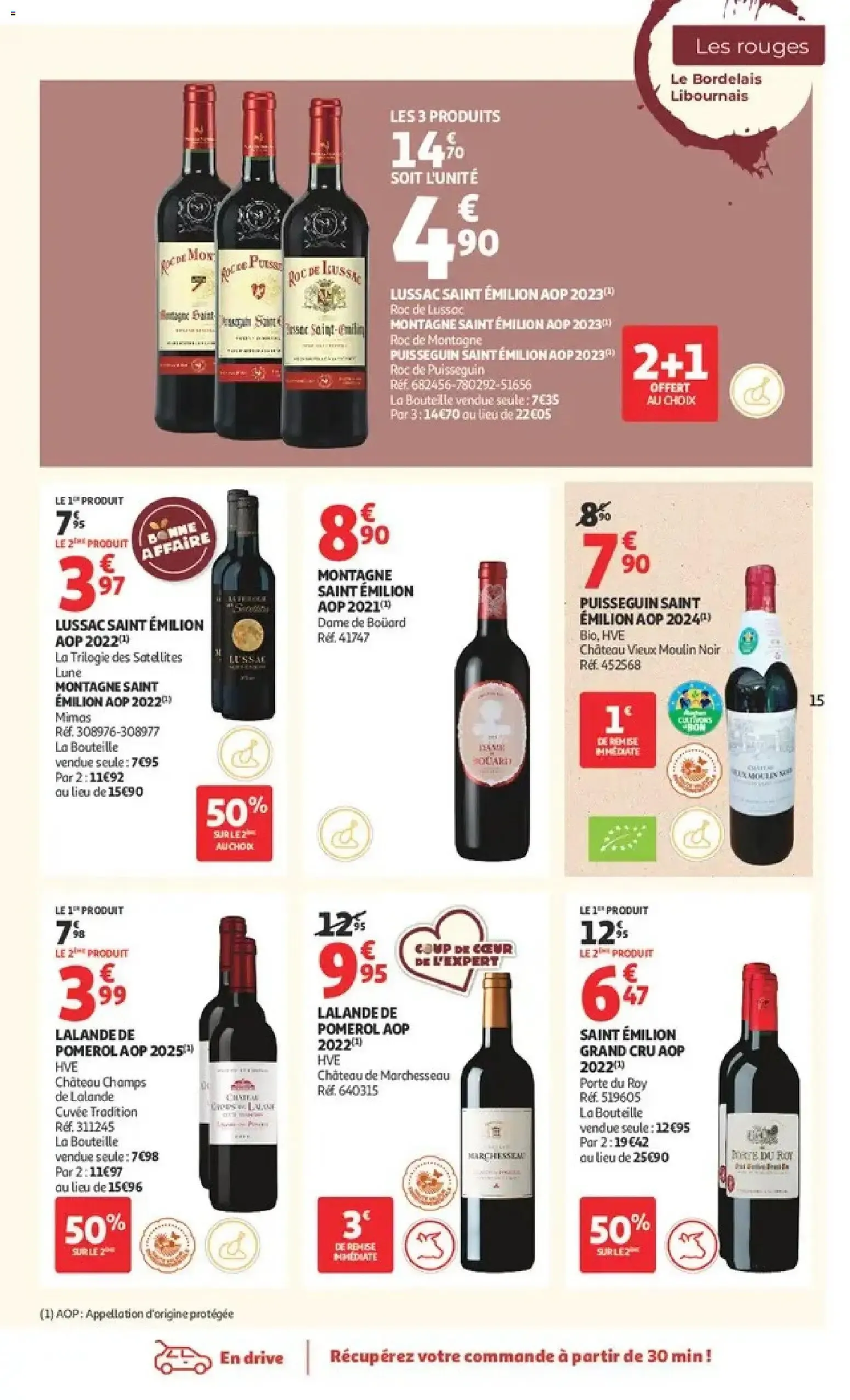 Auchan - Offerts Foire aux vins à partir du 25/09/2026 - promo en ligne du 25 septembre au 11 octobre 2026 - Catalogue page 15