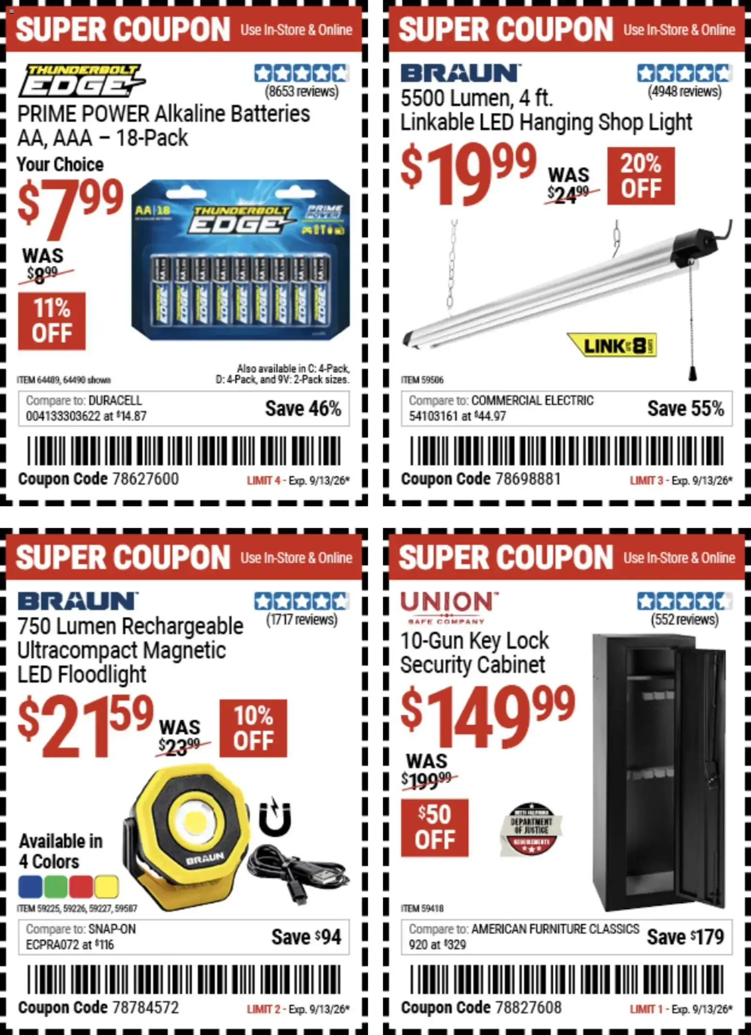 Weekly ad Harbor Freight Coupon Deals from August 31 to September 13 2026 - Page 14