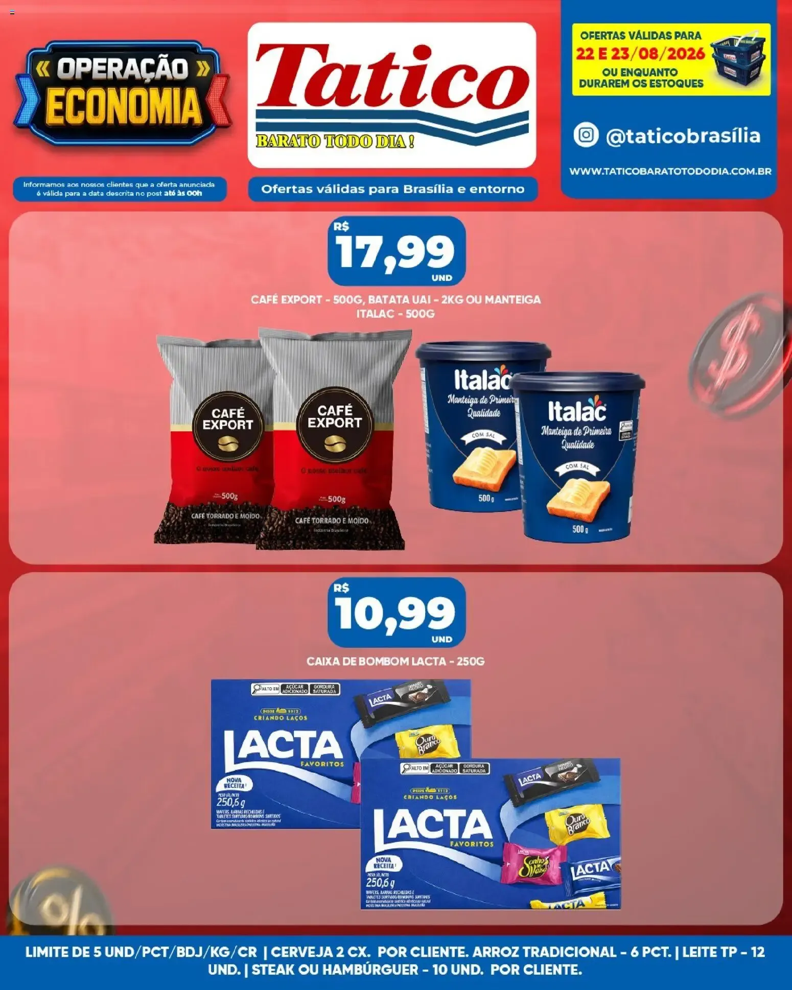 Encarte de Tatico - Operação Economia 22 de agosto até 23 de agosto 2026 - Pagina 8
