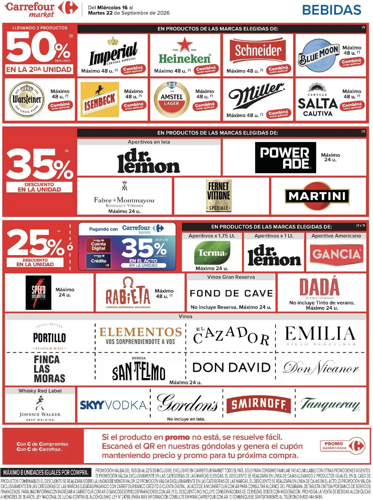 Ofertas de Carrefour Ofertas || del 16/09/2026 - 22/09/2026 || Promociones 16 de septiembre al 22 de septiembre 2026 - Página 45 del catálogo