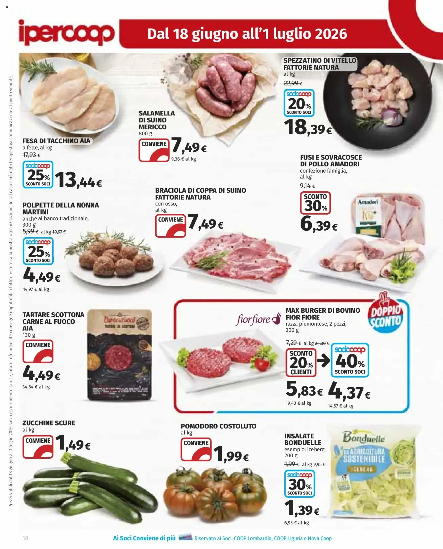 Ipercoop: Grandi Marche con Sconti da 18 giugno a 1 luglio di 2026 - Pagina del volantino 18