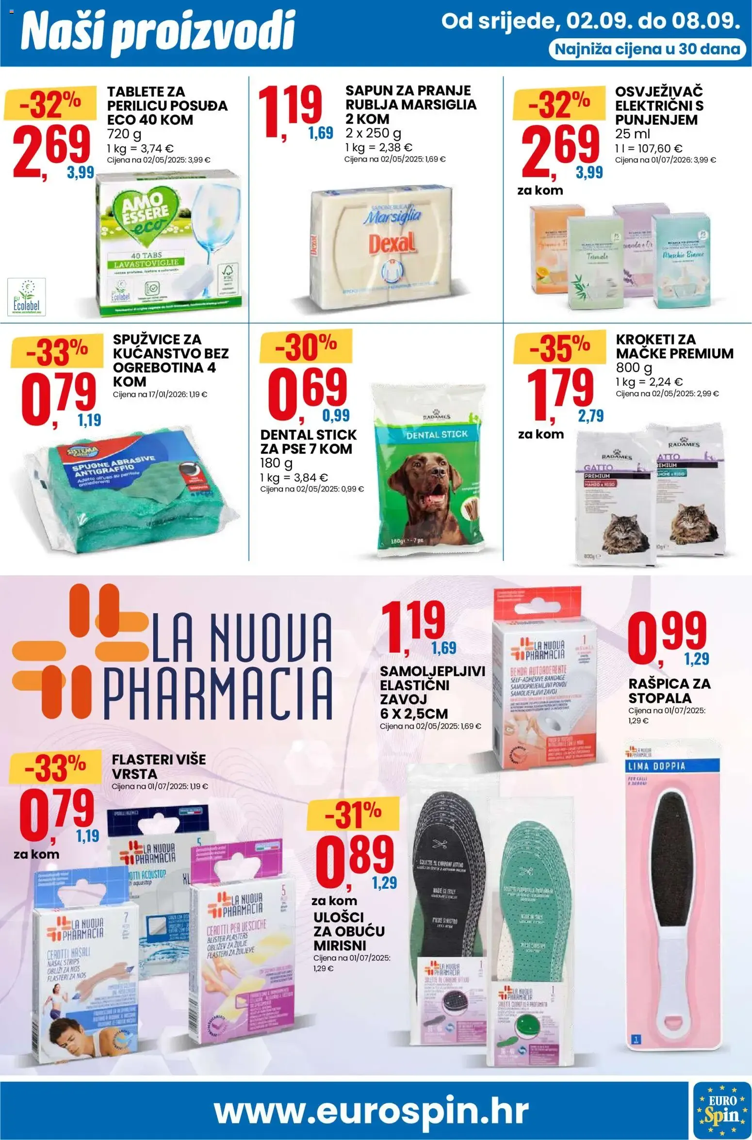 Katalog Euro Spin Pametna kupnja Akcija od 2. rujna do 8. rujna 2026. - Pregled Stranica 7