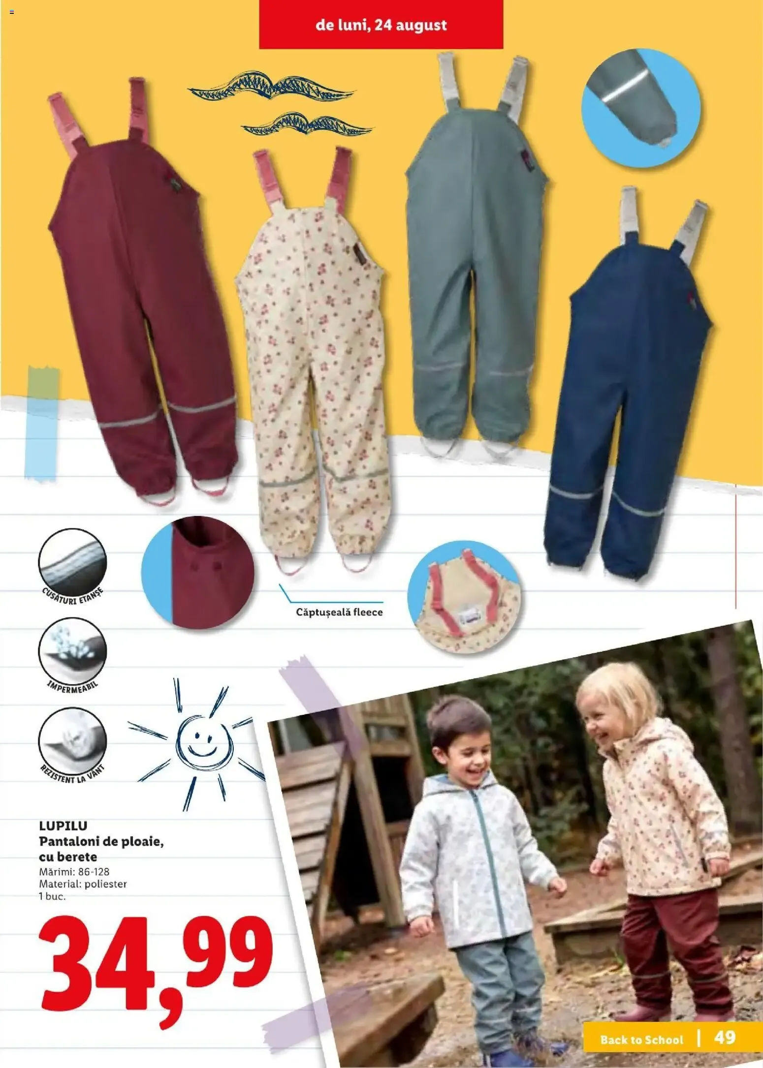 Catalog Catalog LIDL 10.08.2026 - Oferta și Revista online de la 10 august până la 30 august 2026 - Revista Pagina 49