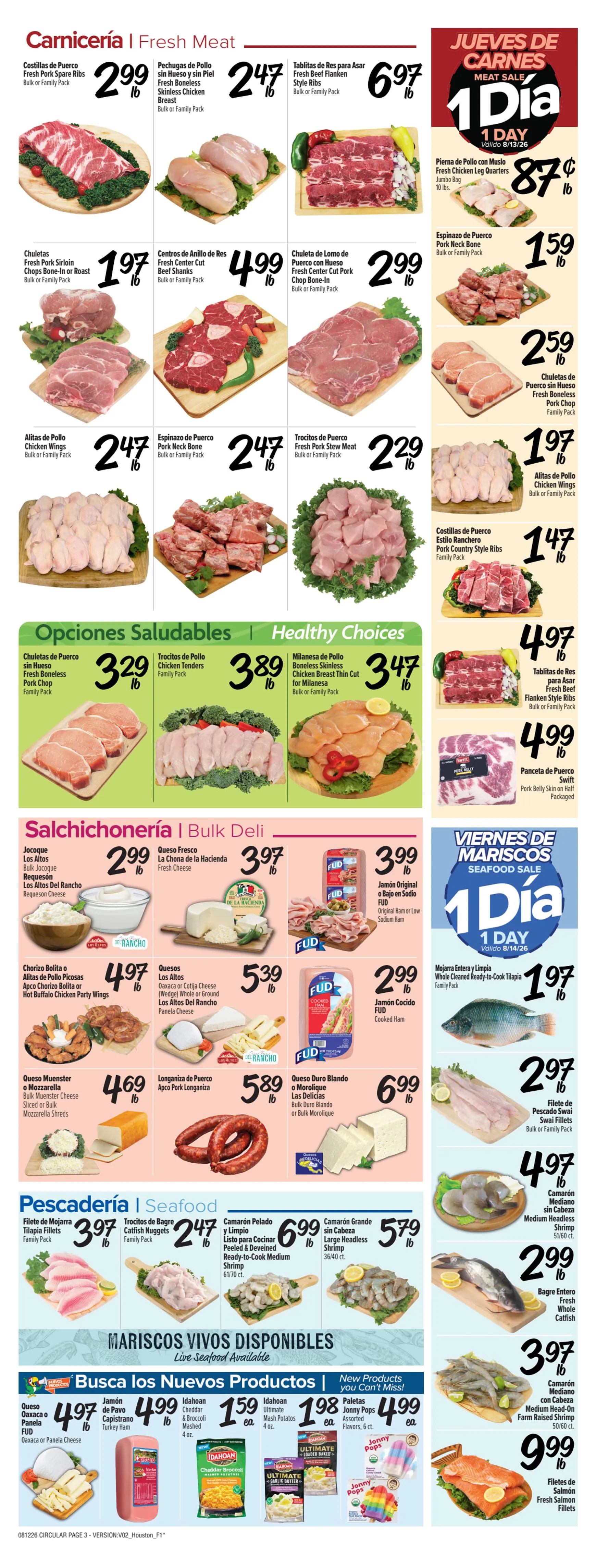 Weekly ad Current Fiesta Mart leaflet valid from Wednesday 08/12/2026 to Tuesday 08/18/2026 from August 12 to August 18 2026 - Page 3