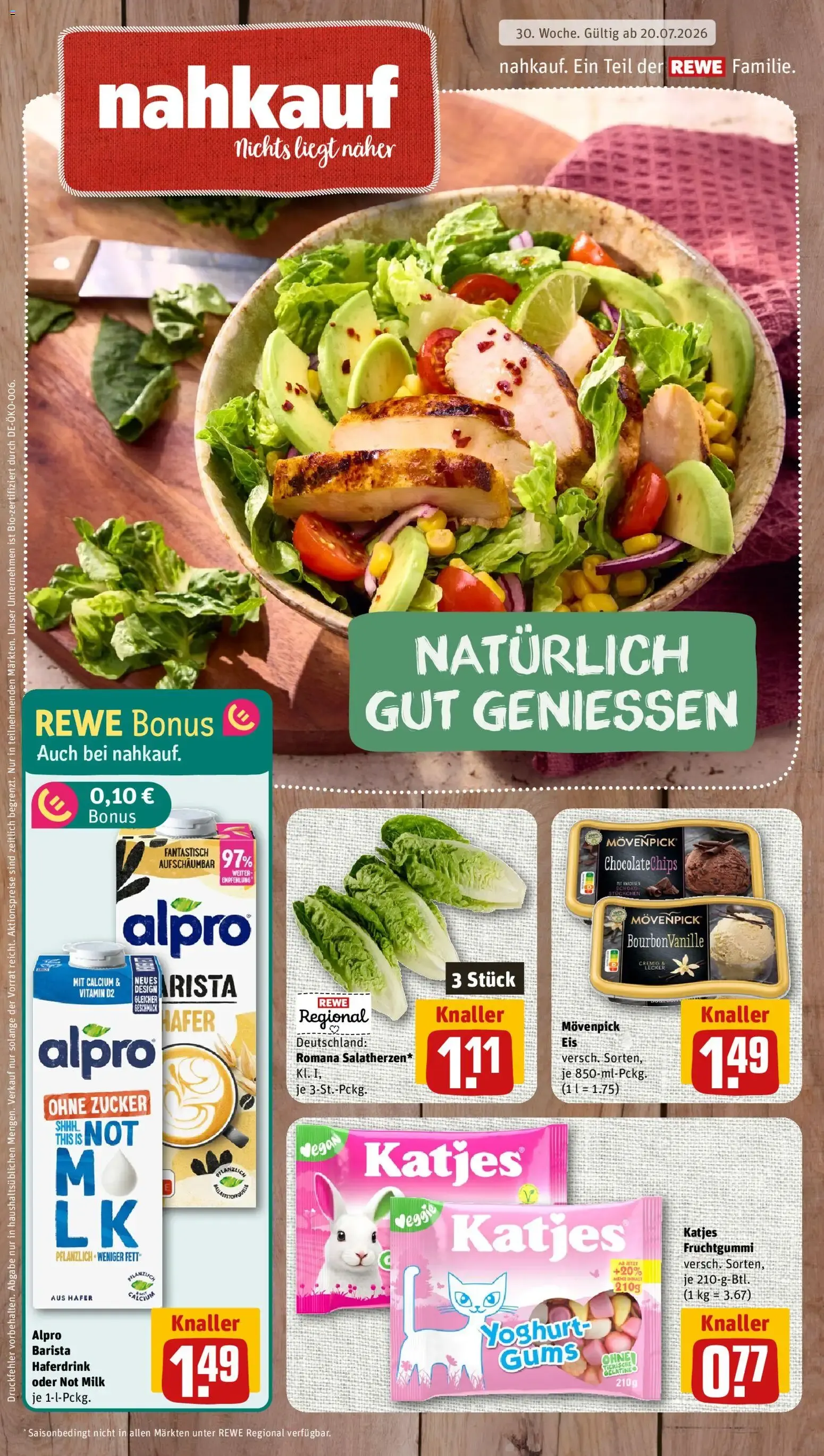 Nahkauf Prospekt (ab 20.07.2026) zum Blättern