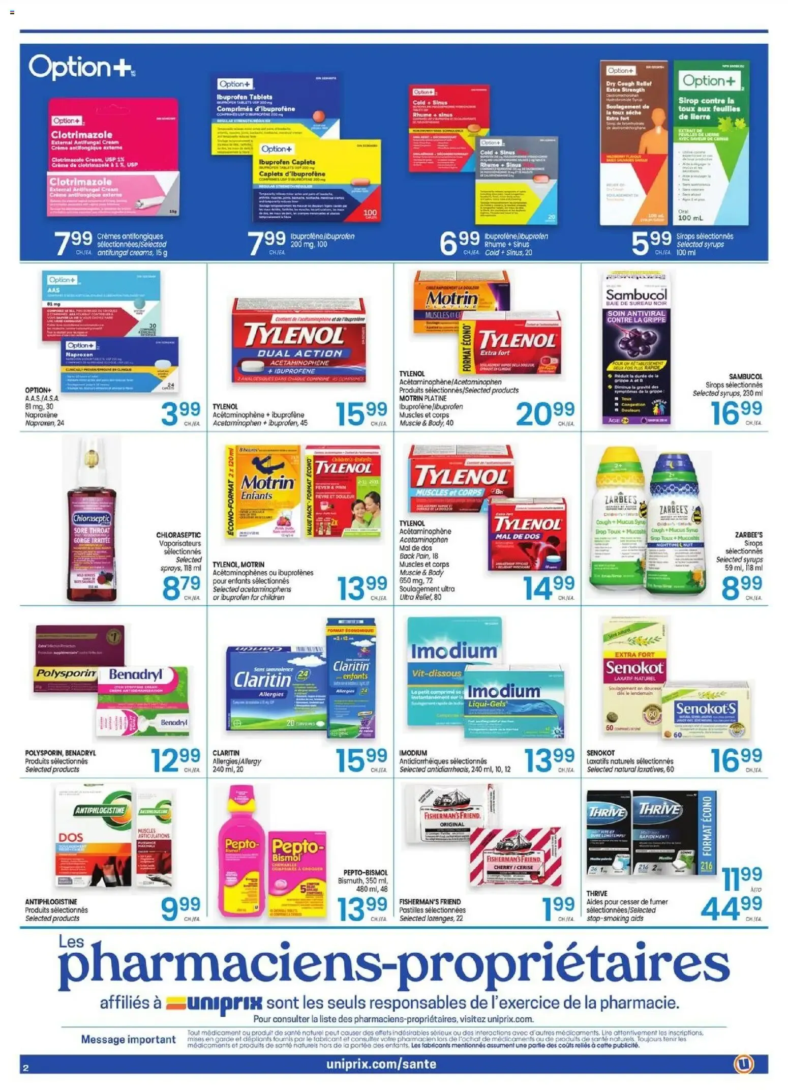 Uniprix - Uniprix Sante from Oct 8, 2026 > weekly specials & deals from October 8 to October 14 2026 - flyer page 2