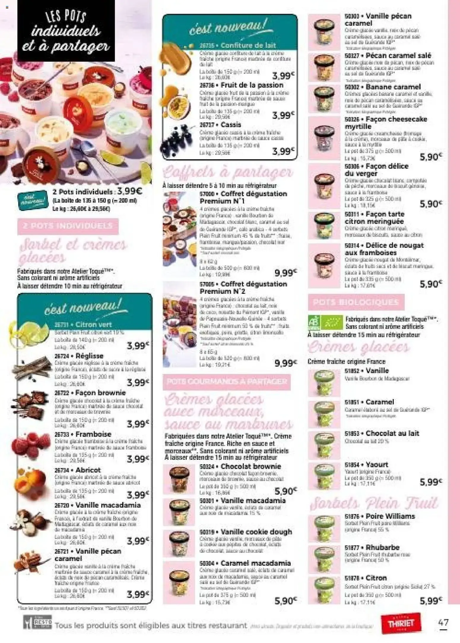 Un été Gourmand! du 24 juin au 29 septembre 2026 - Catalogue page 50