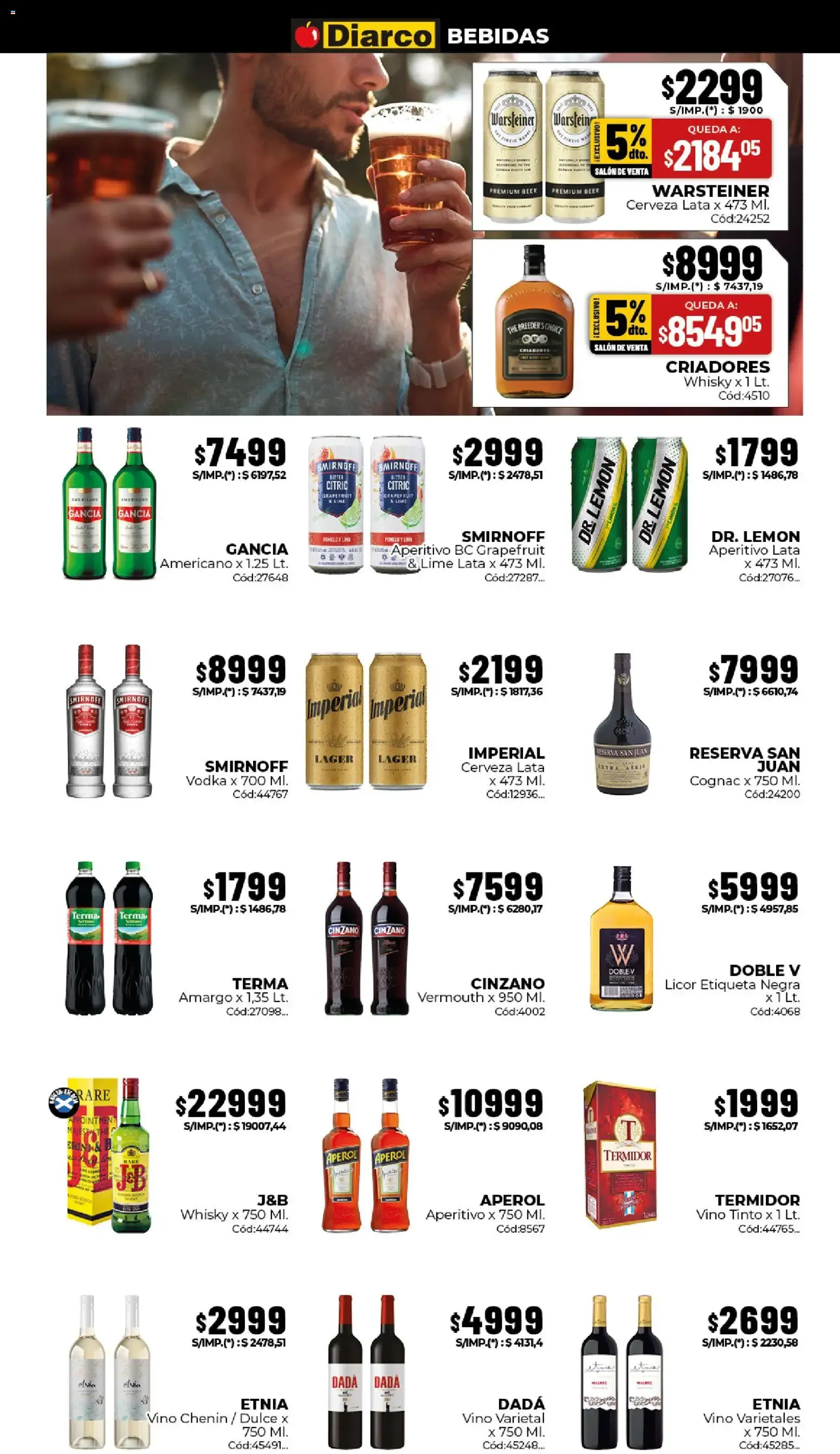 Ofertas de Diarco: Ofertas válidas del 20/07 al 24/07 20 de julio al 24 de julio 2026 - Página 7 del catálogo