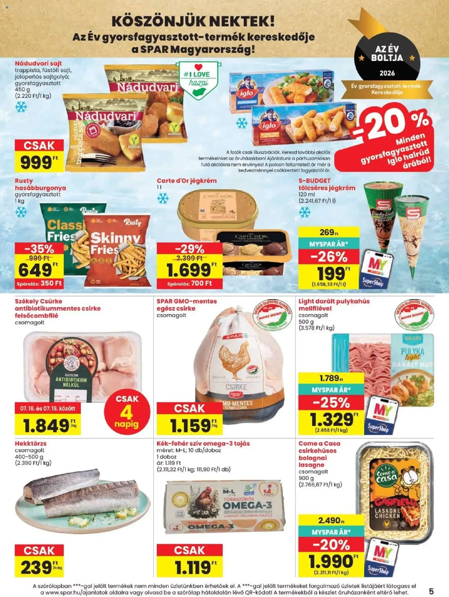 Katalógus Spar akciós újság - 2026.07.16.-tól július 16.-tól július 22.-ig 2026. - Oldal 5