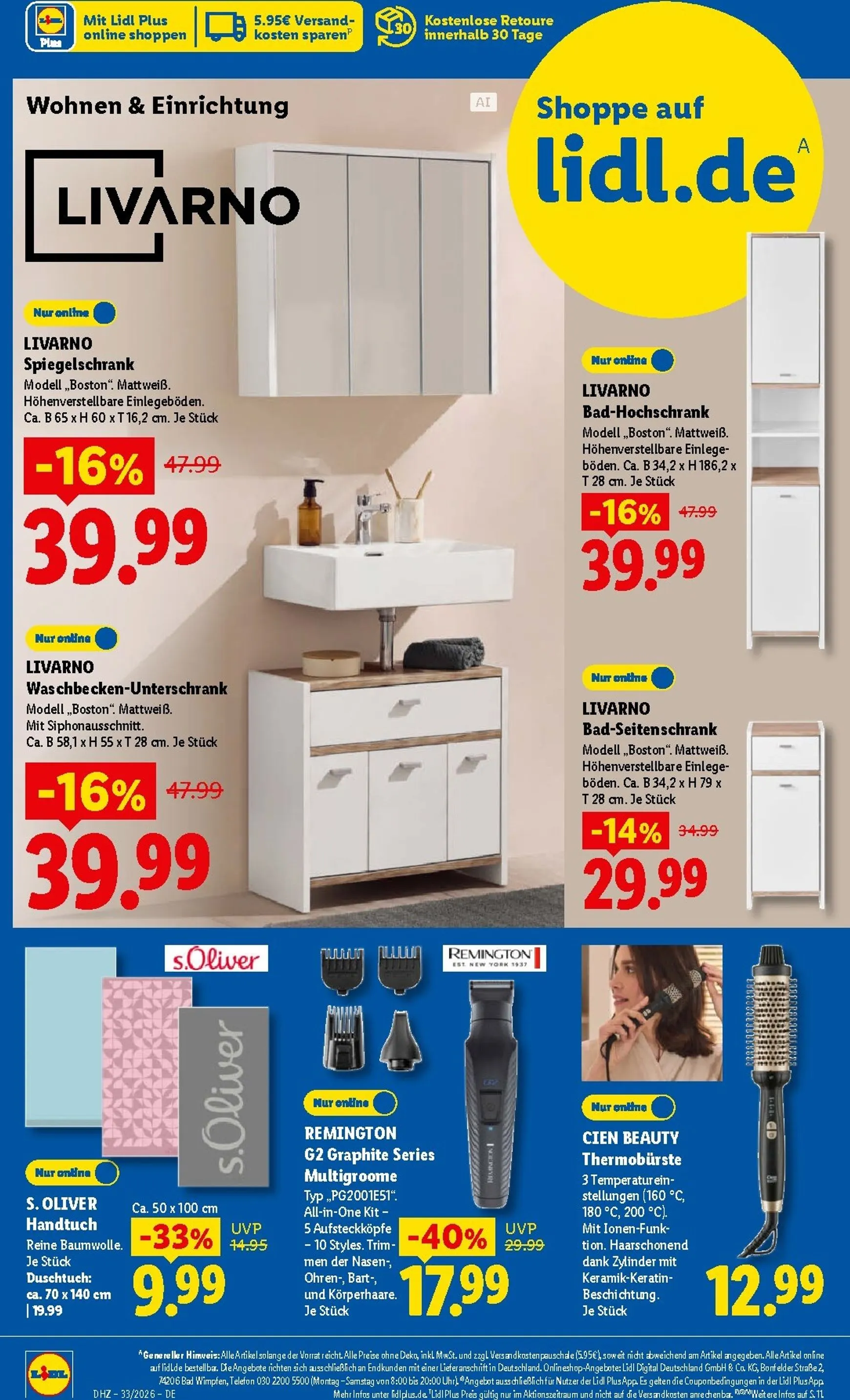 Lidl Prospekt - Ab Mo. 10.8. bis Sa. 15.8. von 10. August bis 15. August 2026 - Prospekt seite 43
